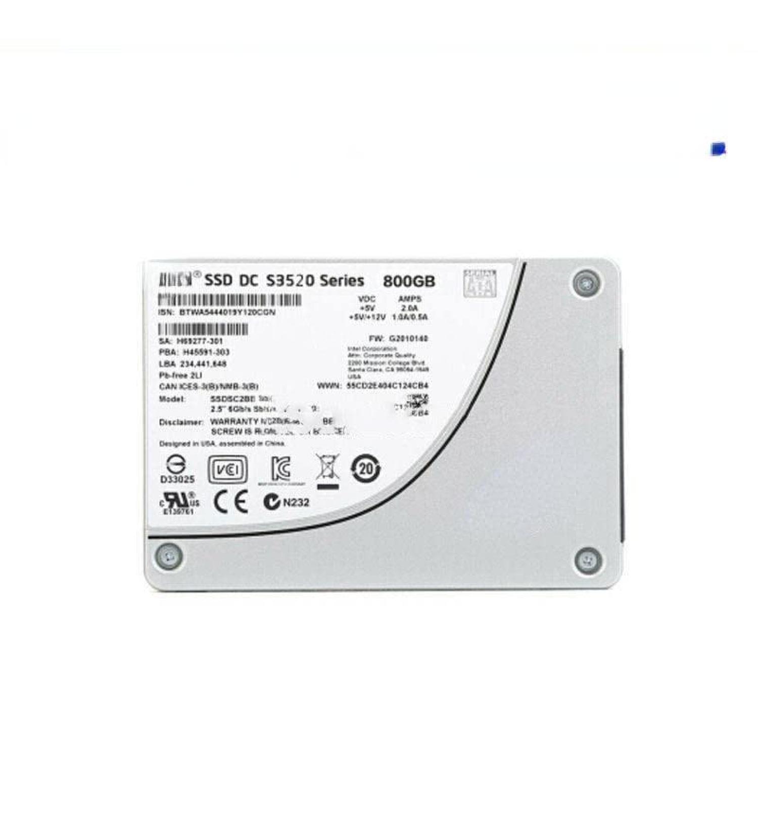 For 3520 800G SSD SSDSC2BB800G701 800G
