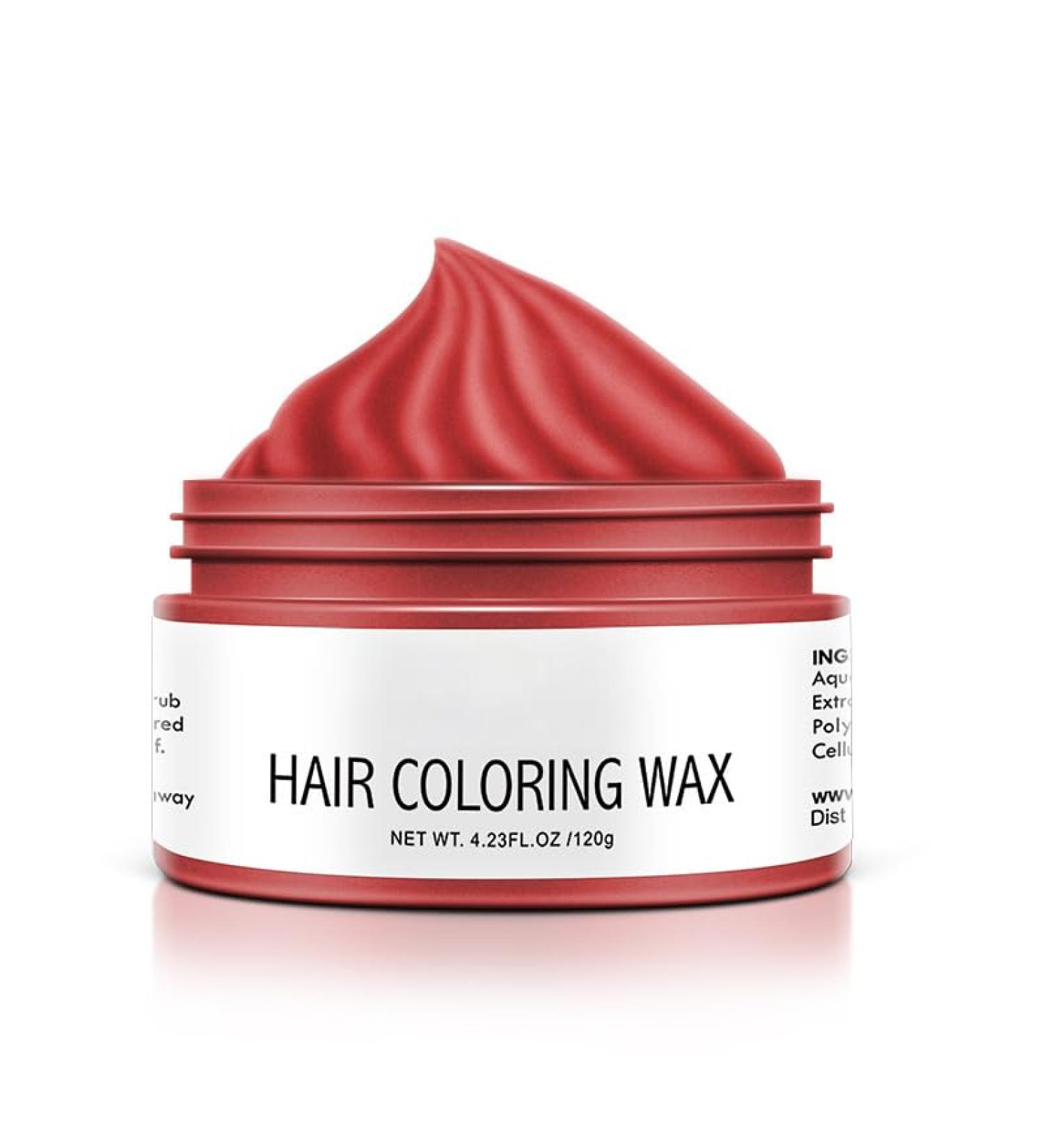 Buy Temporary Hair Dye Wax - 120g Natural Hairstyle Cream for Men & Women | Instant Hair Pomade for Party & Cosplay (Brown) - Buy Online on GoSupps.com