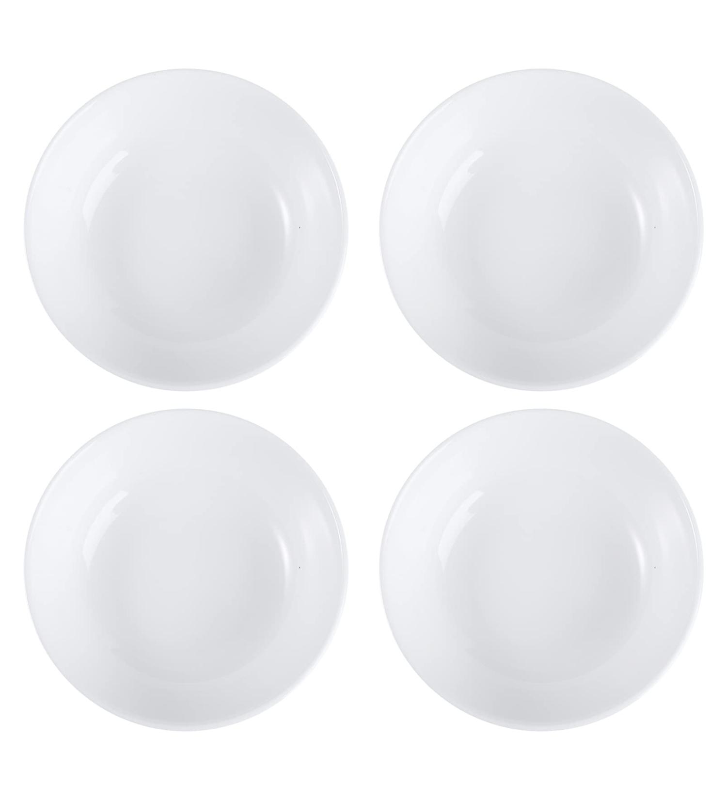 OUNONA 4pcs Dipping Sauce Dish Mini Dipping Plates Food Serving Plates Mini Seasoning Dishes Dip Bowls Wasabi Dish Mustard Bowl Ceramic Dipping Bowls Small Bowl Dessert White re-usable - Buy Online on GoSupps.com