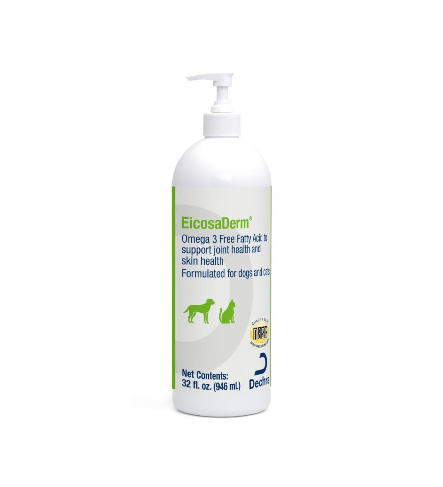 EicosaDerm Omega 3 Liquid for Dogs and Cats 32 oz - Buy Online on GoSupps.com