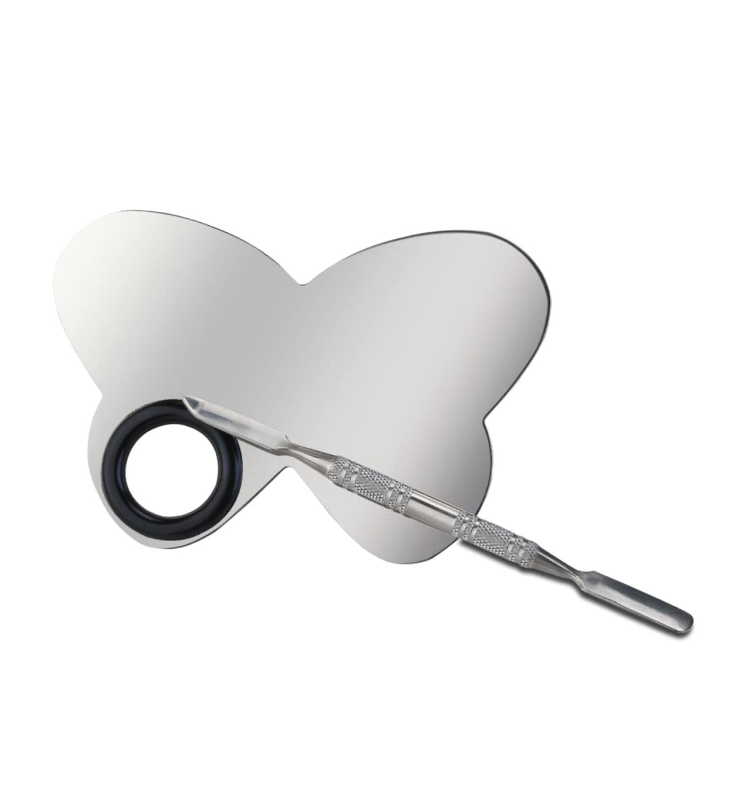 Buy Stainless Steel Makeup & Nail Art Tools - Blending Pigment Palette & Manicure Essential - Buy Online on GoSupps.com