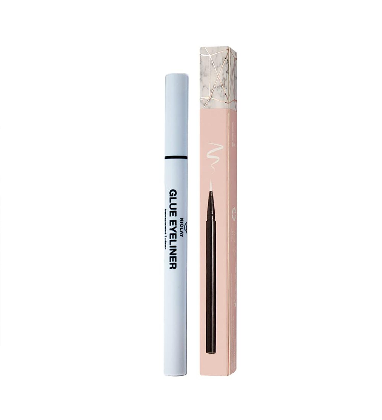 Buy Niclay Waterproof Glue Eyeliner - Transparent Adhesive for Eyelashes | Best Eyelash Glue & Liner for Lasting Hold - Buy Online on GoSupps.com