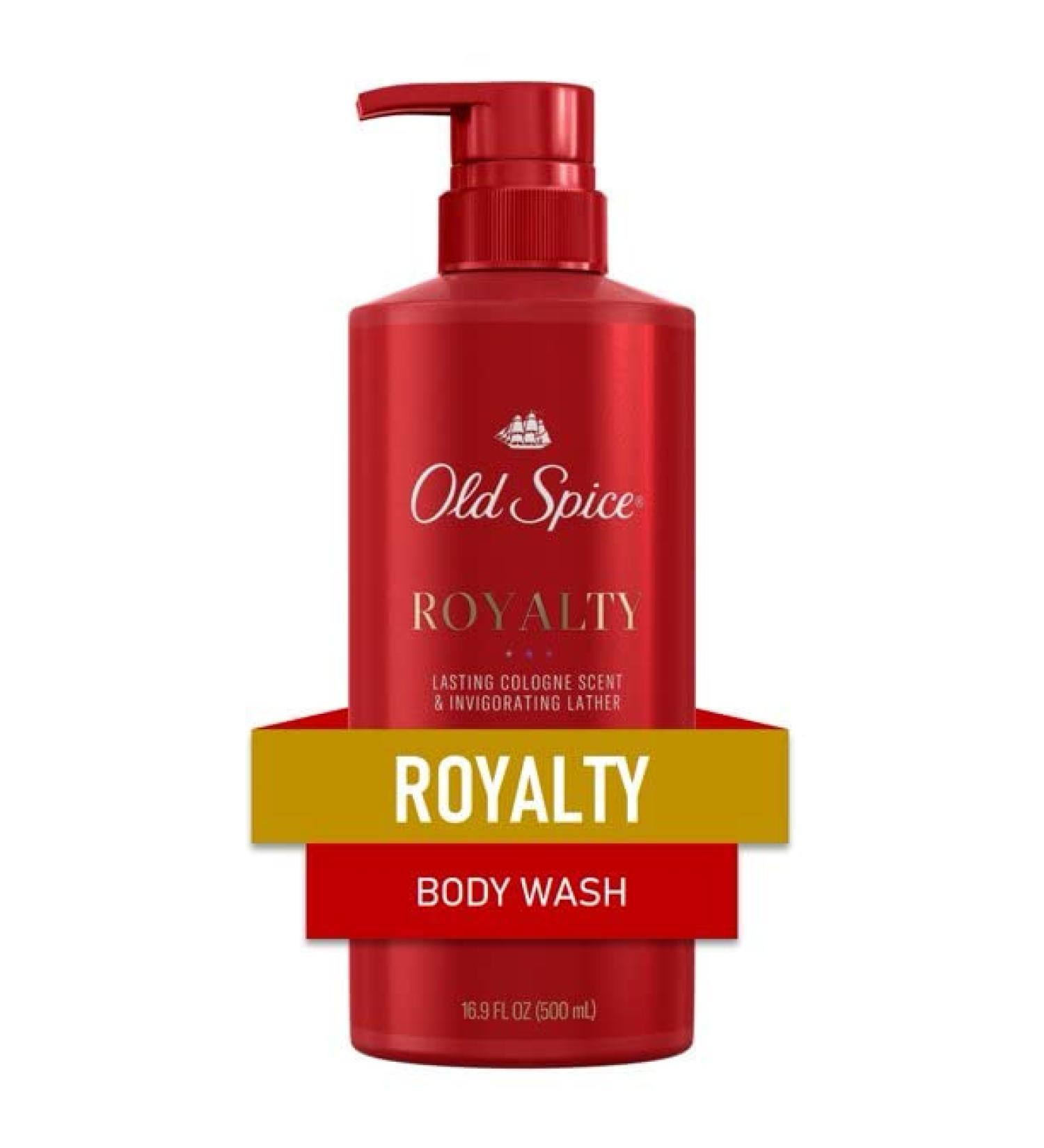 Old Spice Royalty Men's Body Wash 16.9 oz - Invigorating Cleanser - Buy Online on GoSupps.com