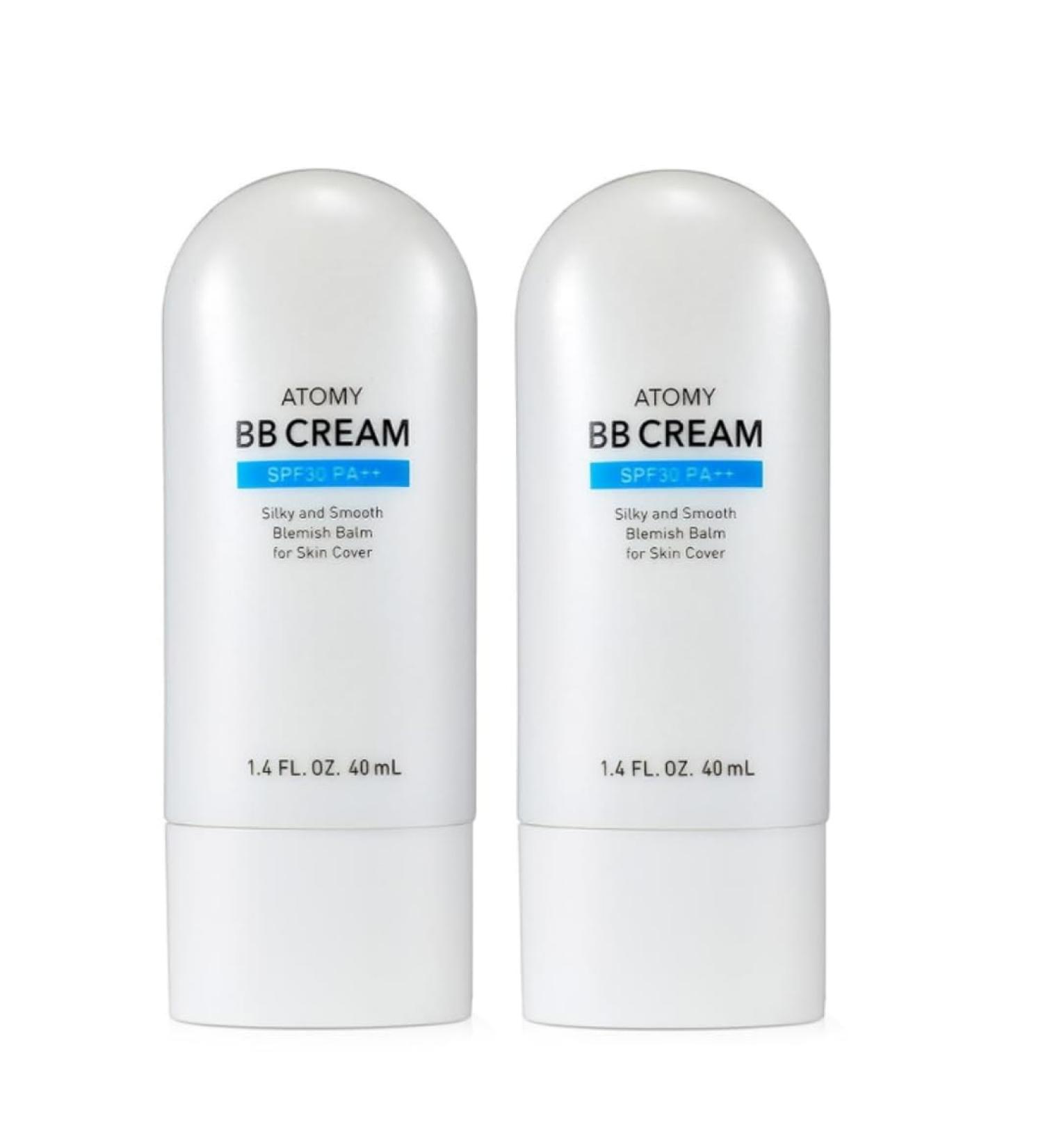 A.t.o.m.y BB Cream SPF 30 PA++ Radiant Coverage with Hydrating & Anti-Aging Benefits | Lightweight Korean Beauty Balm (1.35 fl oz) x 2pcs two - Buy Online on GoSupps.com