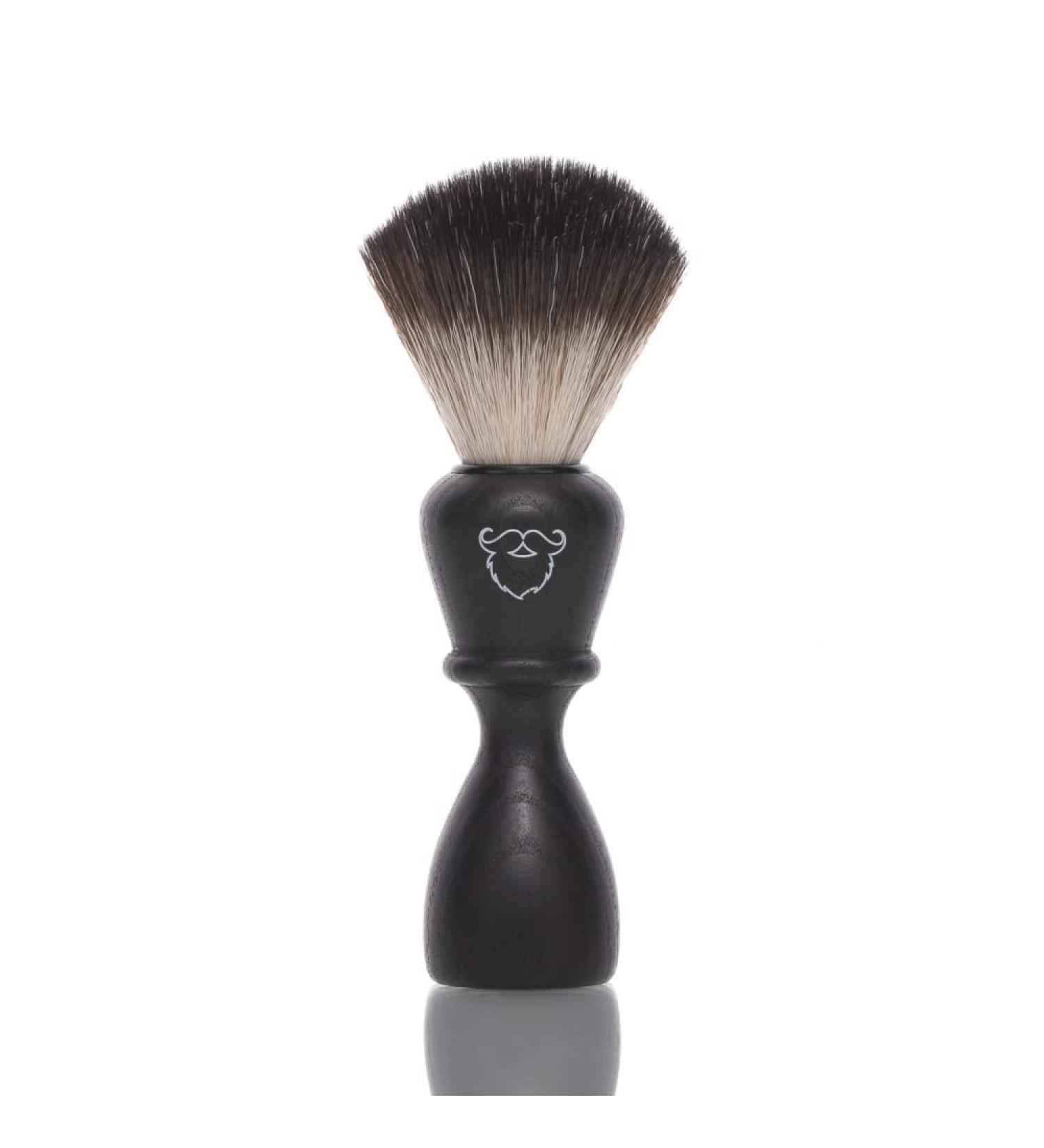 Blackbeards Shaving Brush with Grip - 21mm Synthetic Knot 90mm Length Lightweight (50g) | Perfect for Shaving Foam & Cream - International Shipping Available - Buy Online on GoSupps.com