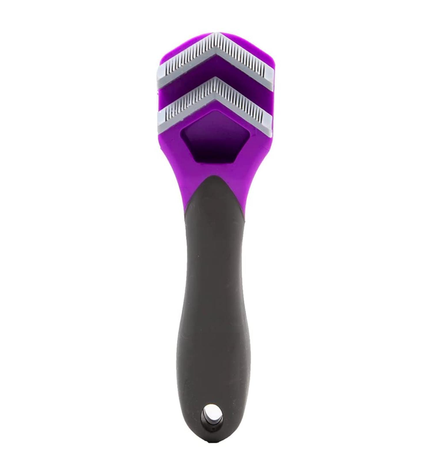 Posh Pooch Deshedding Cat Brush Tool Bladeless Deshedding Malting Cat Deshedder Kitten Brush Tool To Remove Loose Hair & Help Cat Shedding & Malting Safe Alternative to Sharp Blades - Buy Online on GoSupps.com