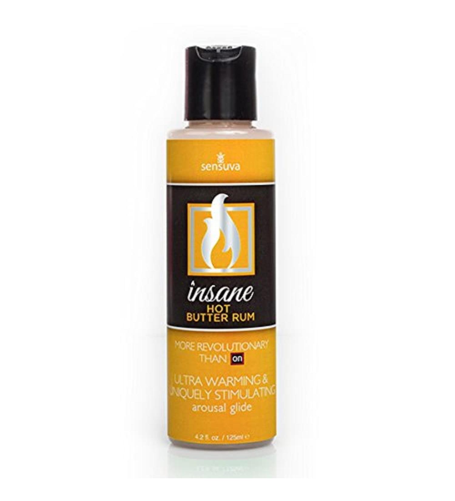 Sensuva Insane Arousal Glide Stimulating Lubricant Hot Butter Rum 125 ml
