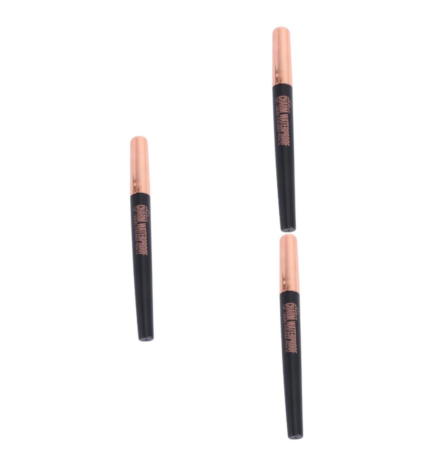 WOONEKY 3pcs Eyeliner Waterproof Eyeliner Pencil Sweat-resistant Eyeliner Makeup Eyeline Pencil - Buy Online on GoSupps.com