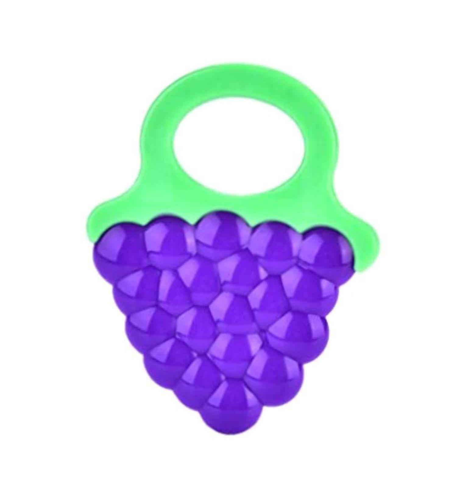 Silicone Fruit Teething Toy for Infants & Toddlers - BPA-Free, Freezer-Safe, Soothing Teether - Buy Online on GoSupps.com