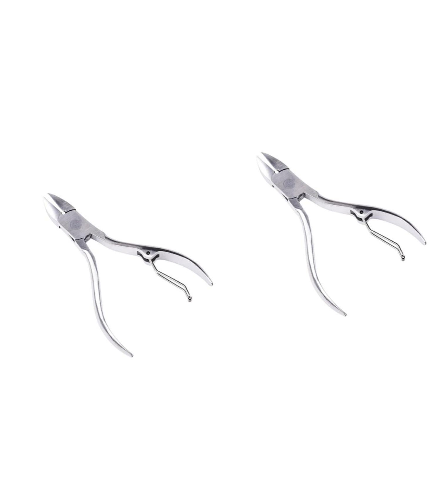 FRCOLOR Cuticle Nipper and Nail Clipper Set - Professional Manicure and Pedicure Tools x2 - Buy Online on GoSupps.com