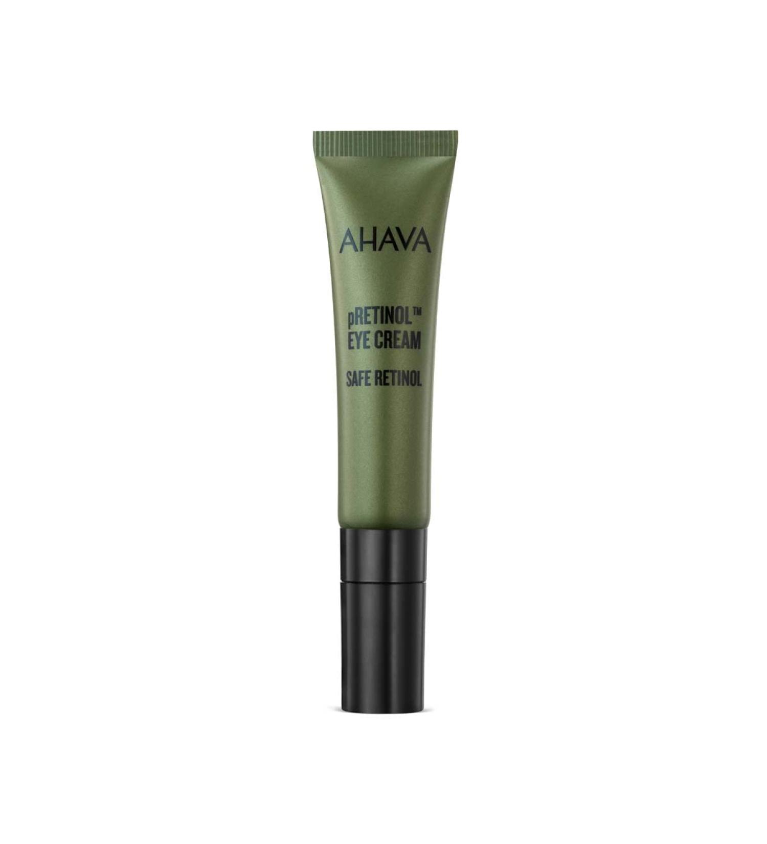 AHAVA Safe pRetinol Anti Aging Eye Cream | Fine Line Reduction | Dead Sea Minerals | Vegan | 15 ml - Buy Online on GoSupps.com