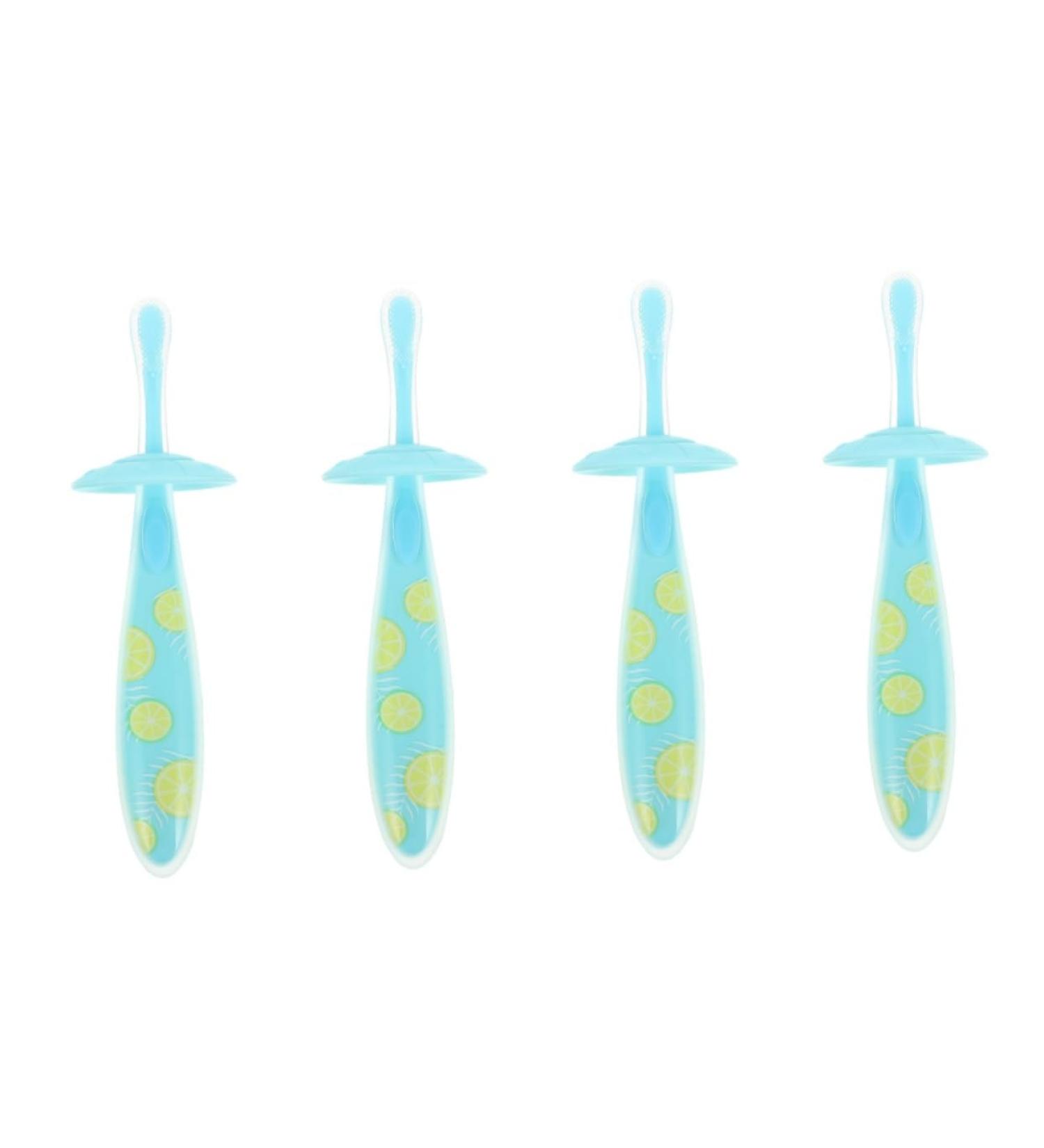 Ultechnovo 4-Piece Baby Toothbrush Bite Toy Set | Toddler & Newborn Cleaning | Safe & Fun Baby Toys for Oral Care - Buy Online on GoSupps.com