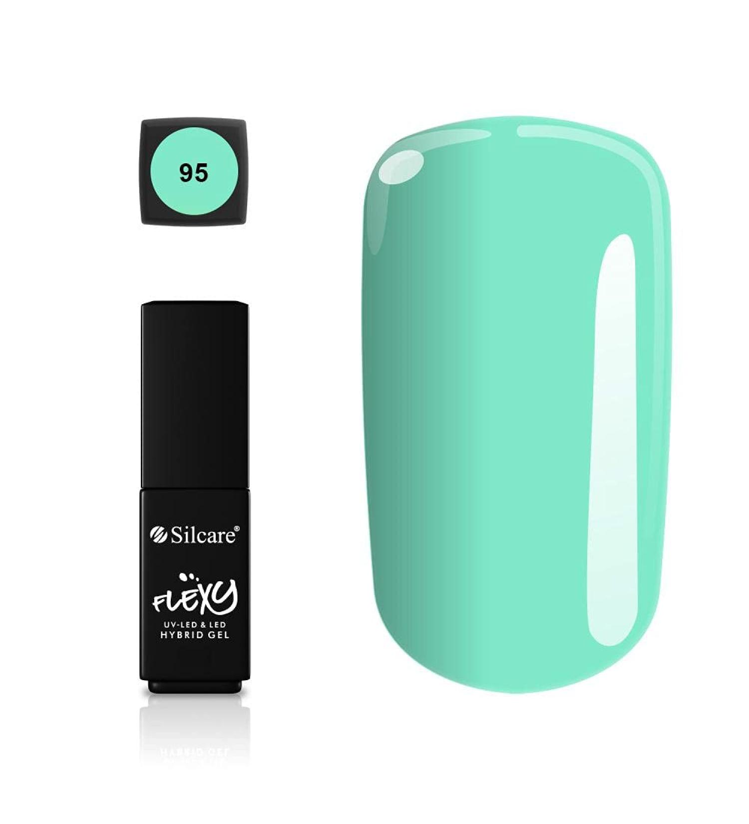 Silcare Flexy Hybrid Soak Off Gel No. 95 - Premium Quality Gel Nail Polish for International Shipping - Buy Online on GoSupps.com