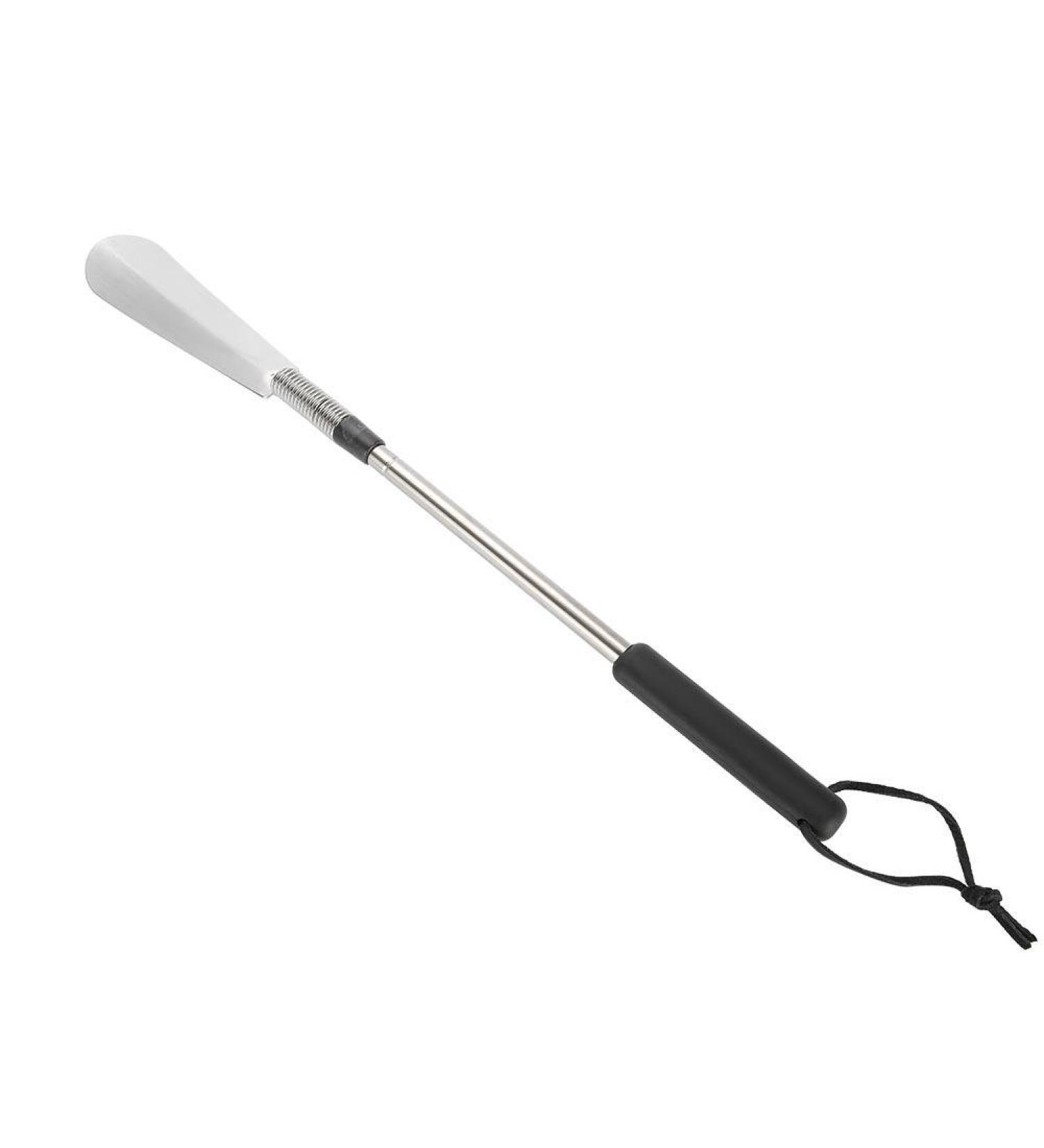 Premium Collapsible Long Handled Shoe Horn for Seniors, Men, Women, and Kids - Stainless Steel Telescopic Shoe Lifter - Buy Online on GoSupps.com