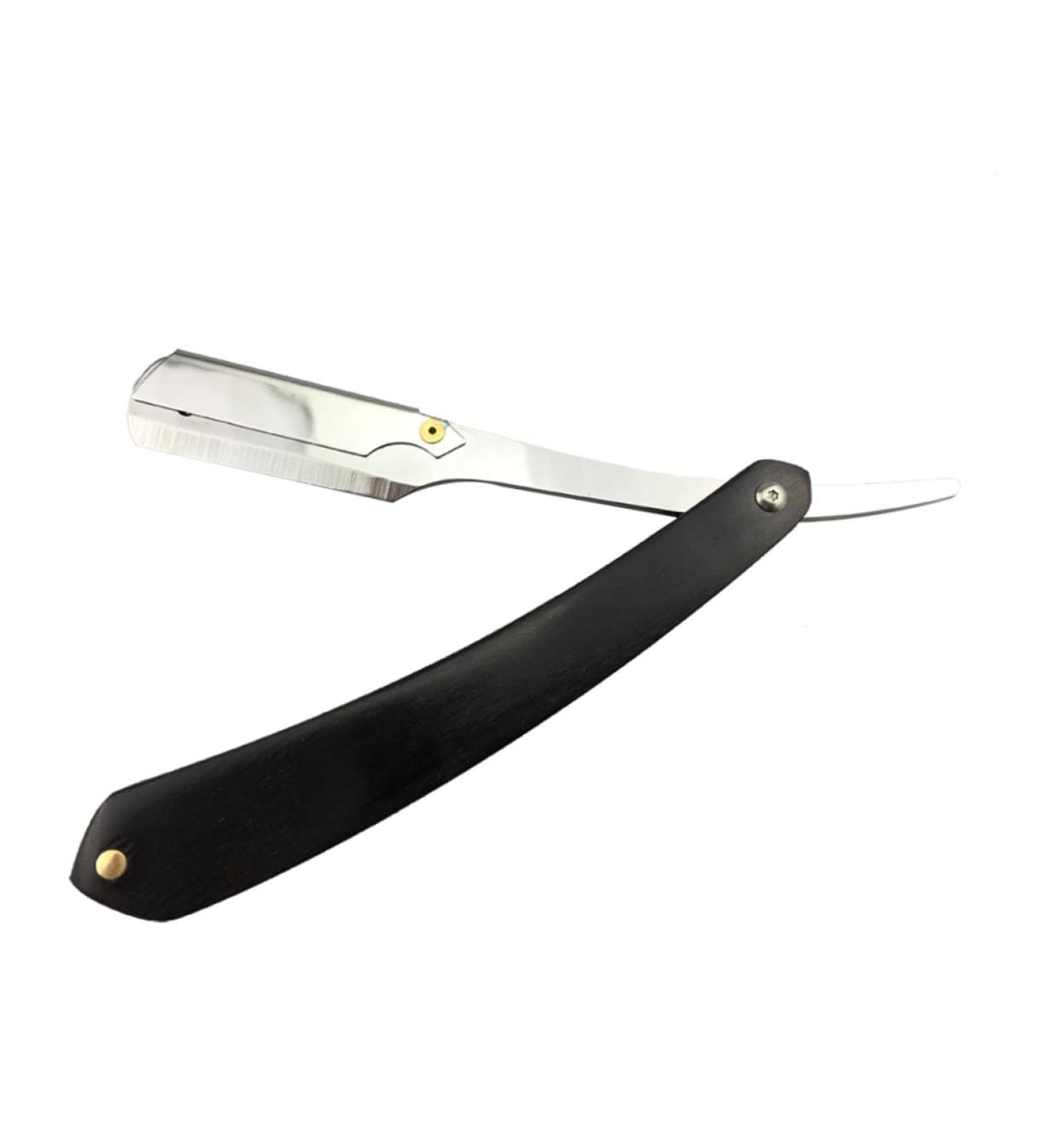 Beavorty Vintage Razor Kit - Interchangeable Blade Straight Razor | Foldable Metal & Wood Bartschneider - Perfect for Men | International Shipping - Buy Online on GoSupps.com
