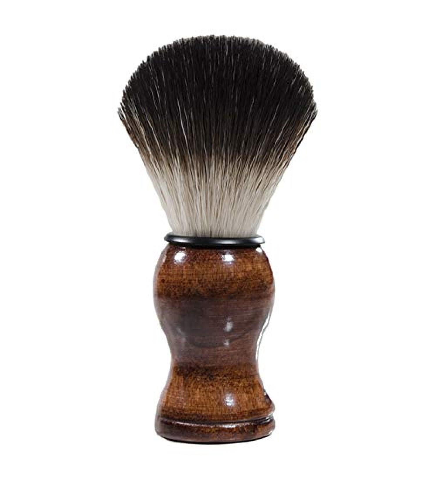 High-Quality Scalewbin Men's Shaving Brush | Wooden Handle Beard Cleaning Tool for Salon Use - Buy Online on GoSupps.com