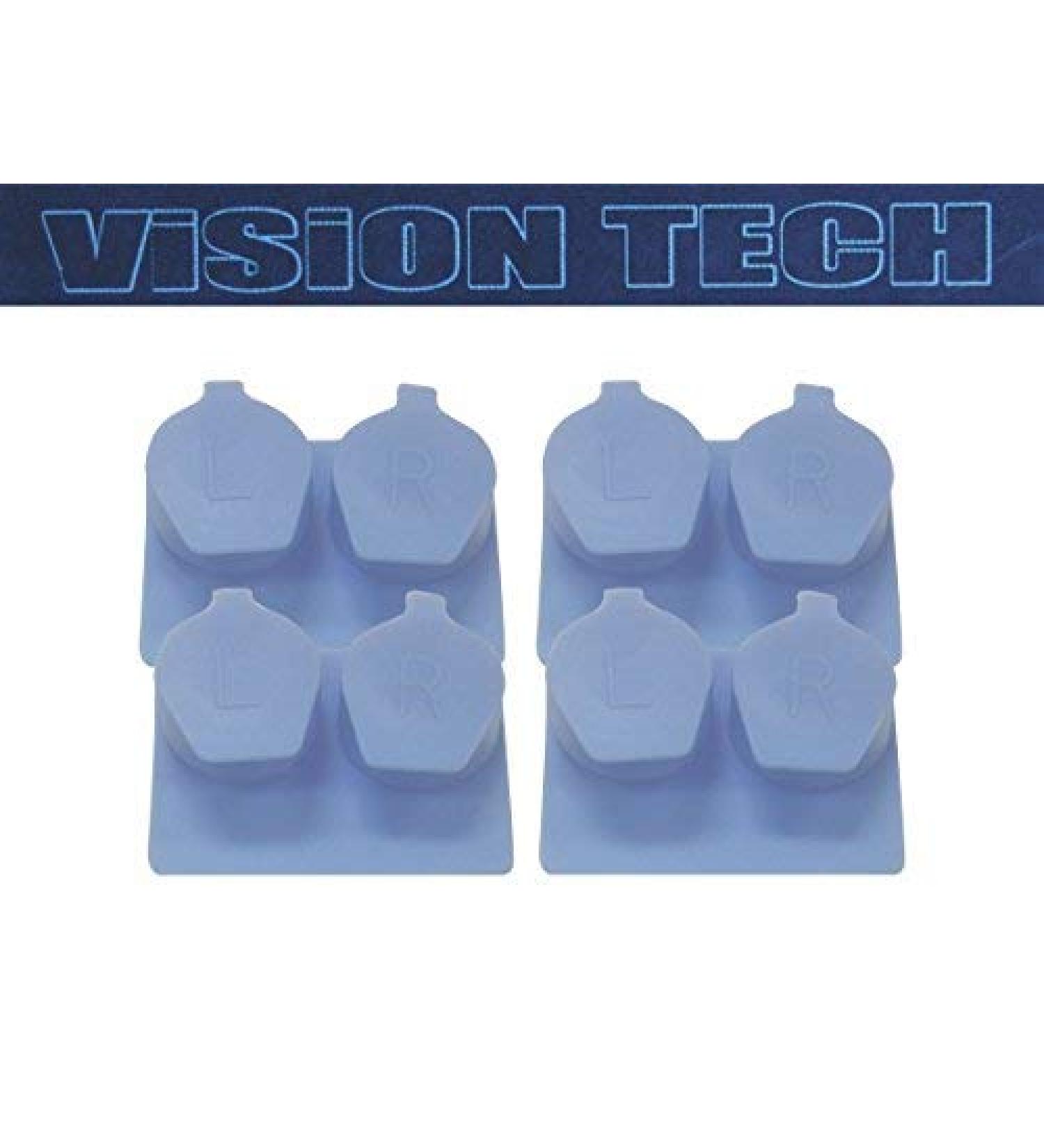 Flip Top Contact Lens Case - 12 Pack - Blue