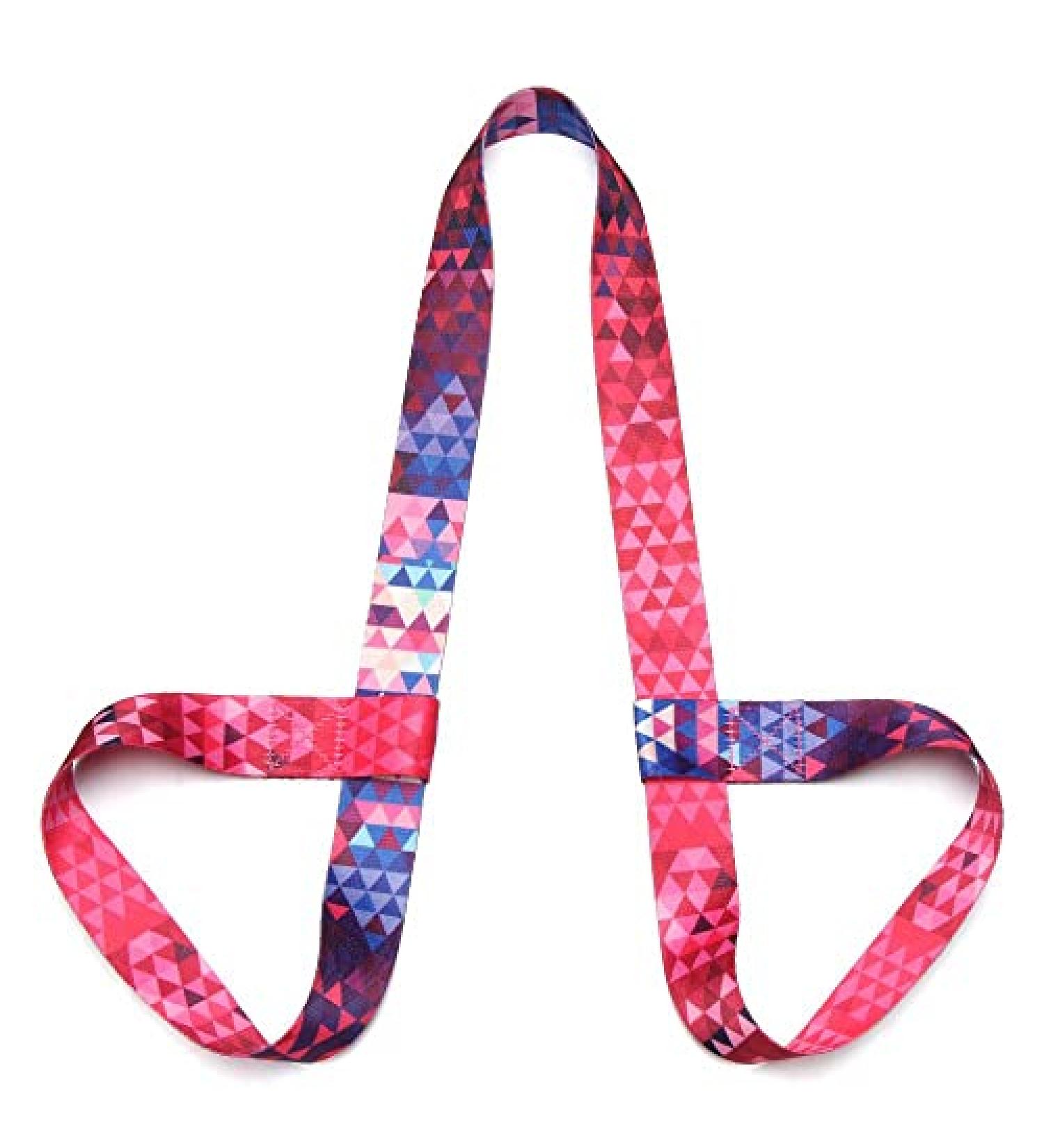 HomeSoGood Elastic Yoga Mat Strap Belt - 70 x 2.5 Inch, Adjustable Fitness Sling Shoulder Carry Straps - Buy Online on GoSupps.com