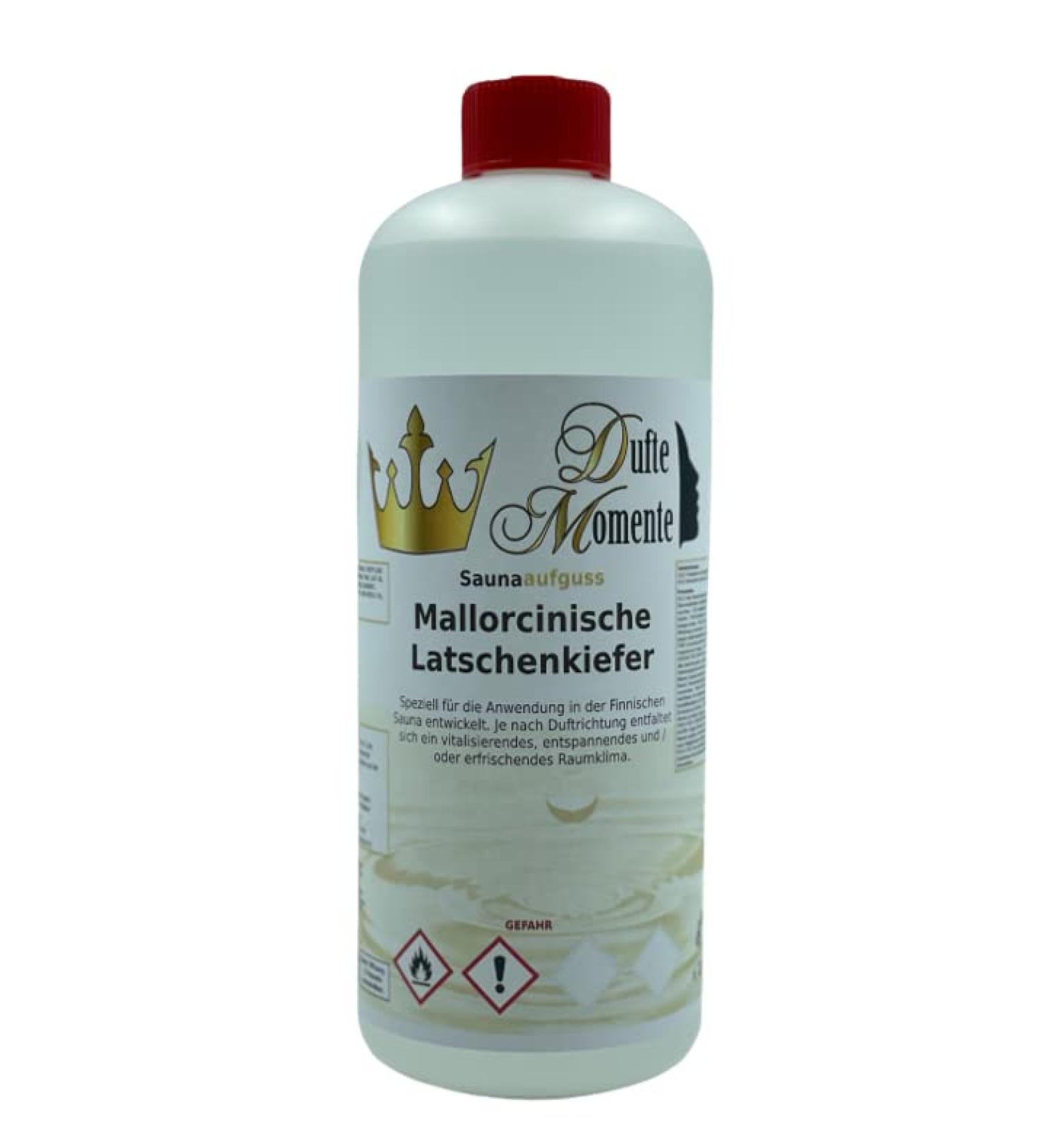 Buy Mallorcan Mountain Pine Sauna Infusion Concentrate - 1 Litre HDPE Bottle with Dropper Cap & Child Safety Lock | International Shipping - Buy Online on GoSupps.com