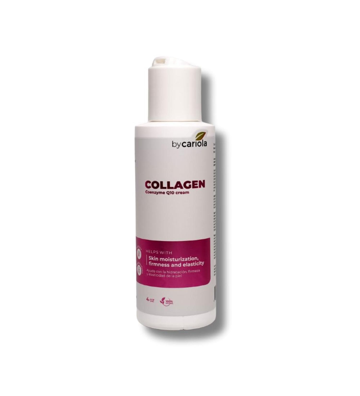 Buy Collagen Coenzyme Q10 Face & Body Cream 4 oz - Moisturizing Firmness & Elasticity - Day & Night Cream with Glycerin Elastin Allantoin Wheat Germ Oil Maca & Ginger - International Shipping - Buy Online on GoSupps.com