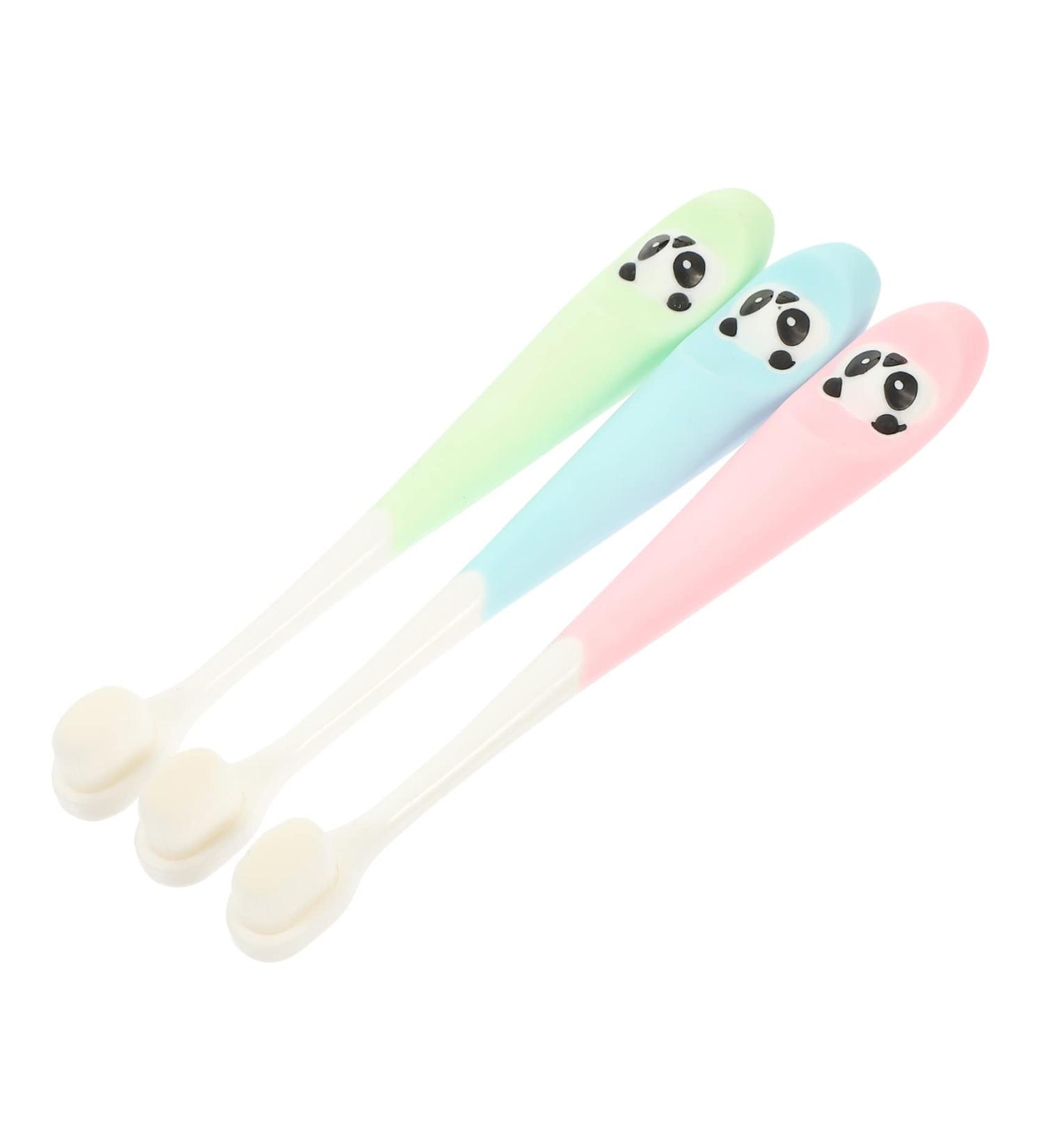 Buy Minkissy 3-Pack Kids Travel Toothbrush - Soft Bristles Cartoon Design for Toddlers & Children | International Shipping Available - Buy Online on GoSupps.com