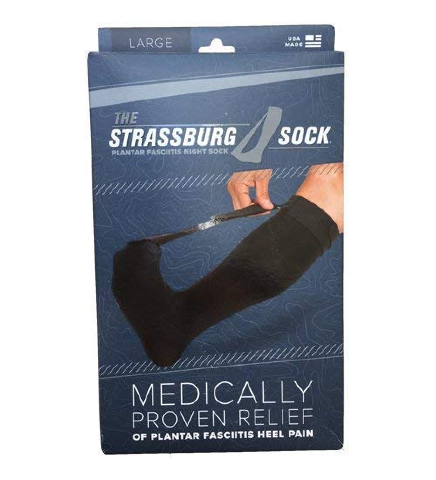 Strassburg Sock Black Large - 16-21 inch Calf Circumference - Size Guide - Buy Online on GoSupps.com