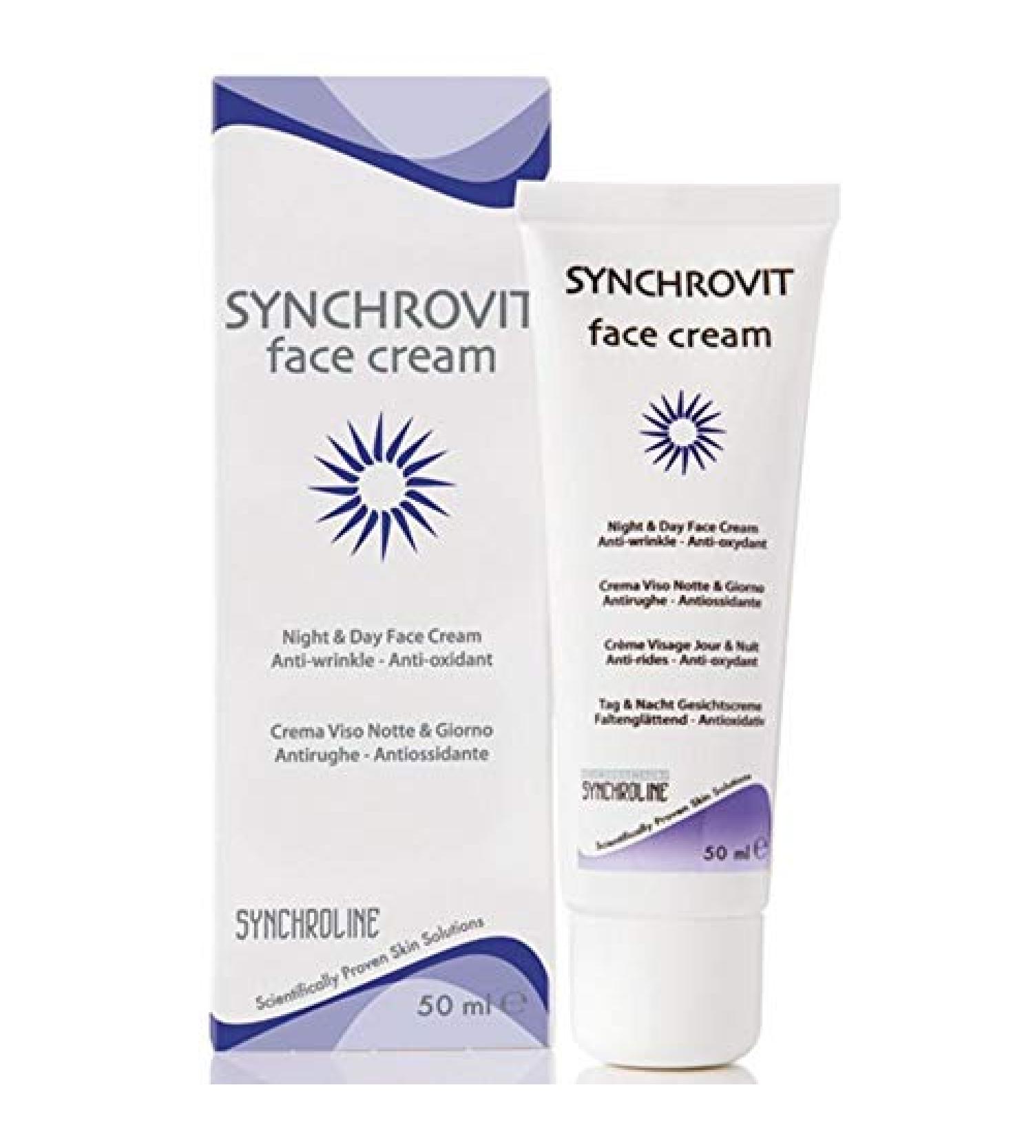Synchroline Synchrovit Face Anti Age Wrinkles Cream for Mature Skin 50ml Care the Skin by 360 Skin Care