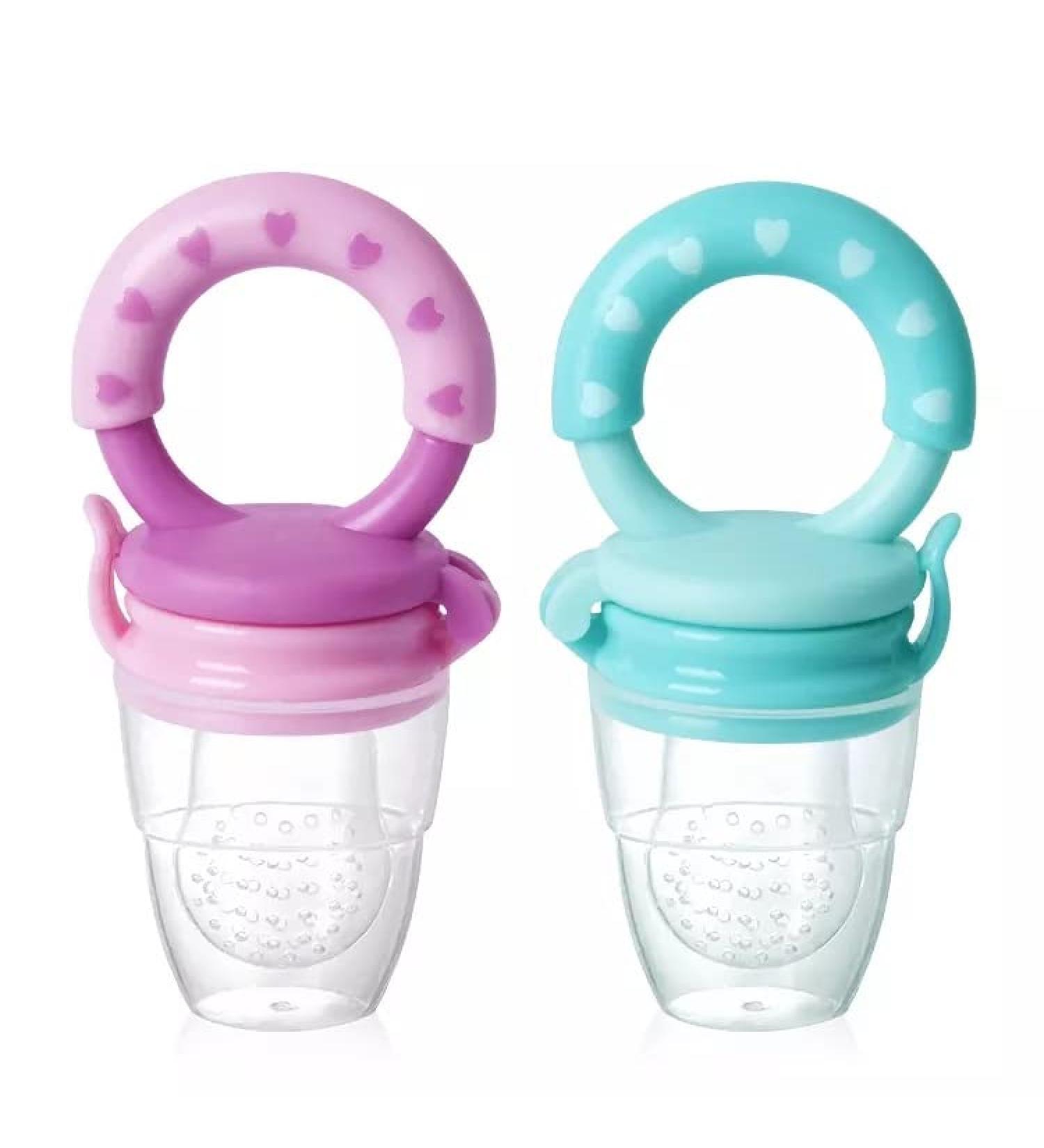 Mesh Baby Pacifier Feeder - BPA-Free Silicone - Pink - Buy Online on GoSupps.com