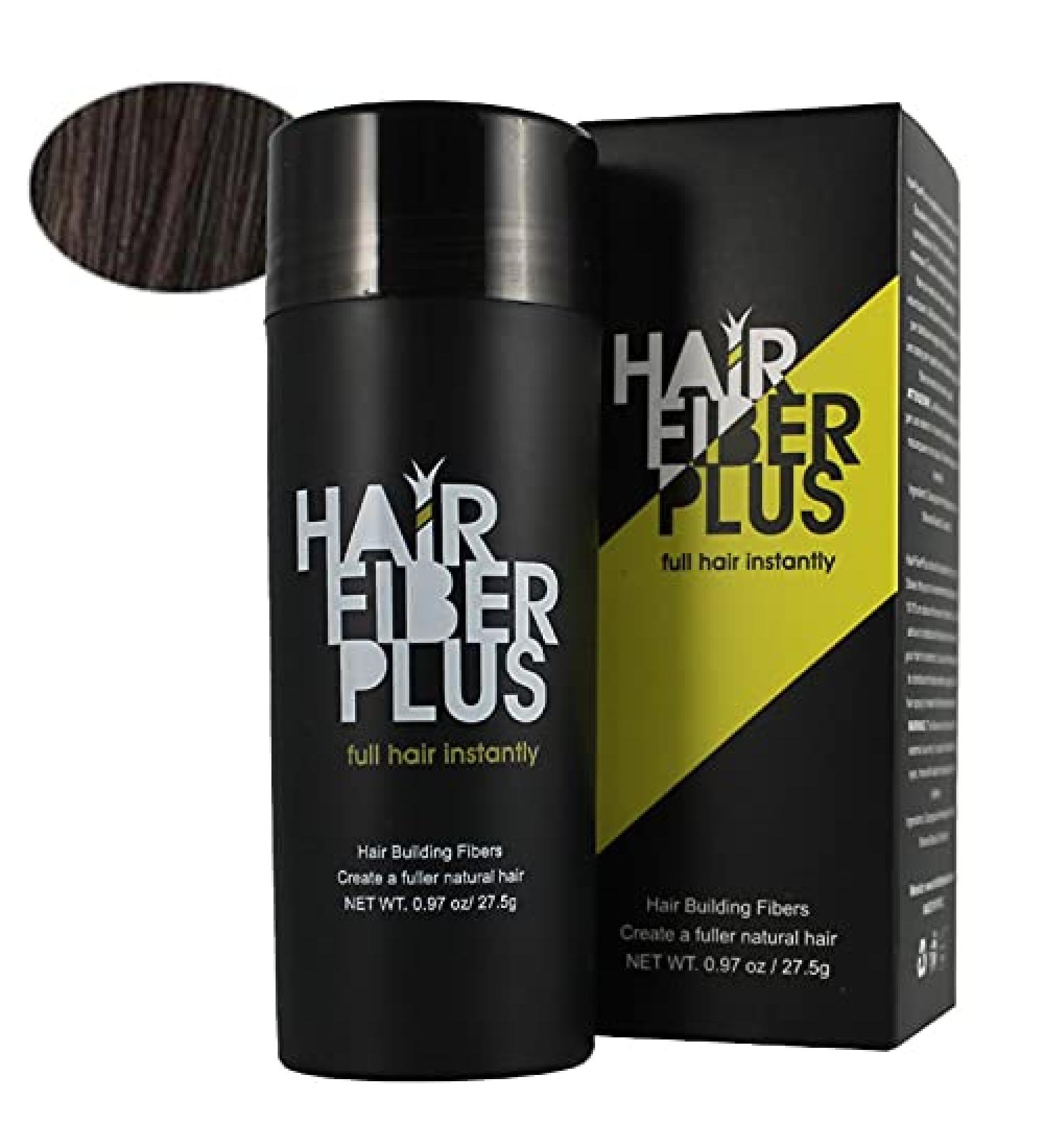 Buy HairFiberPlus 27.5g - Instant Hair Loss Coverage Fibers (Castano Dark Brown) | Fast International Shipping - Buy Online on GoSupps.com