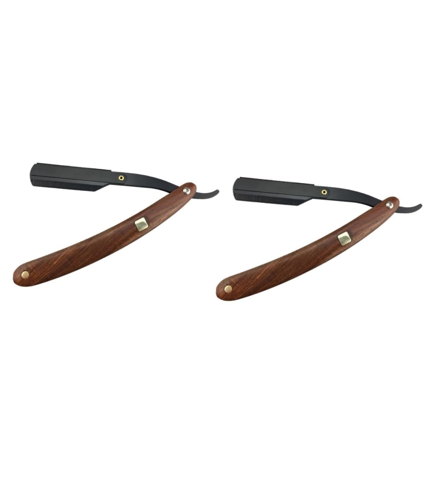 FRCOLOR Men's Metal Razor Set - 4 Piece Manual Bamboo Razor Safe & Stylish Shaving Solution - Buy Online on GoSupps.com