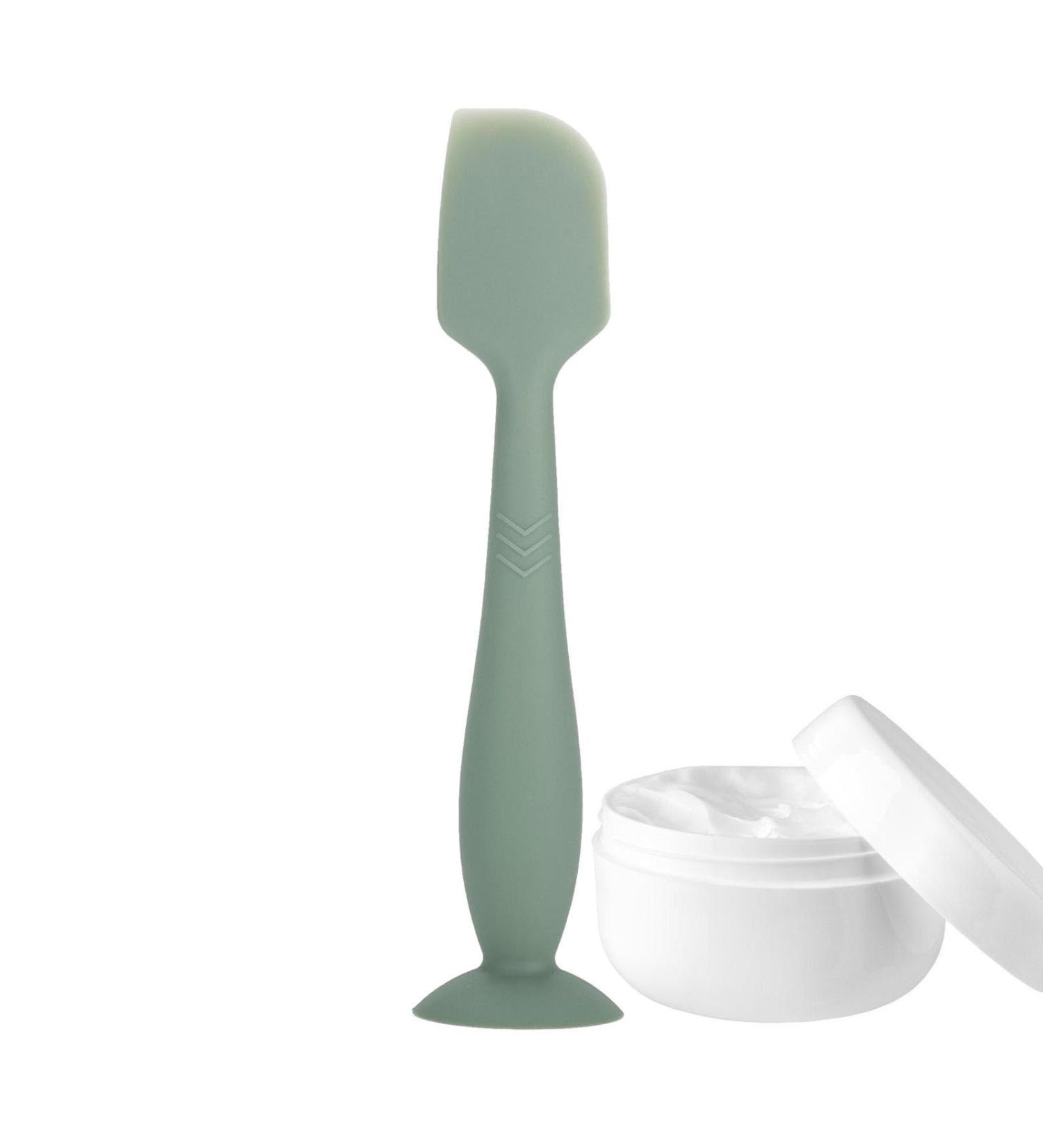 Diaper Cream Applicator | Soft Silicone Baby Po-Cream Spatula with Suction Cup | Eco-Friendly Green Baby Underside Brush - Buy Online on GoSupps.com