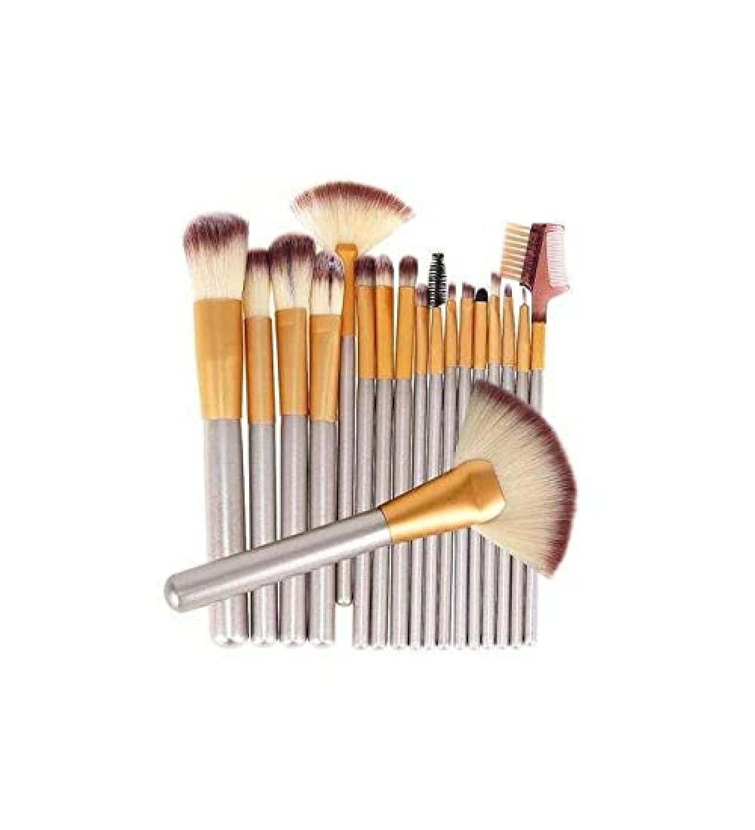 Professional 18-Piece Makeup Brush Set | Premium Quality for Flawless Application | Ships Internationally - Buy Online on GoSupps.com
