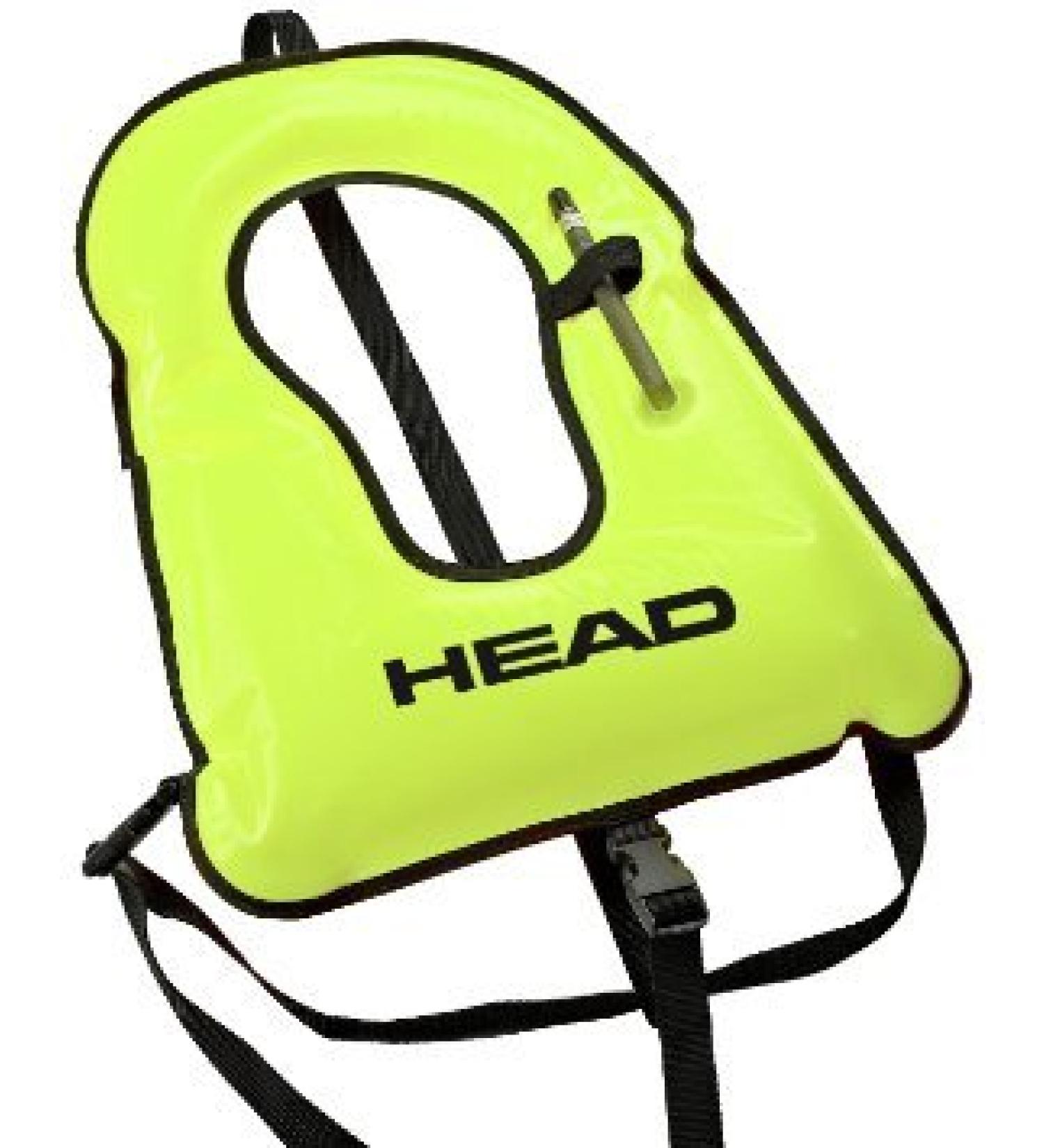 Mares Head Snorkel Vest Yellow/Black Trim Adult/Regular/80 to 180 lb