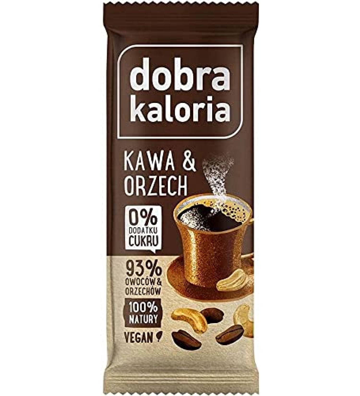 Dobra Kaloria Fruit, Coffee and Nut Bar 35g