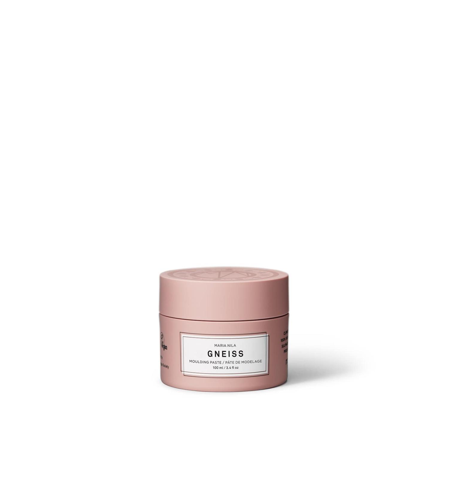 Maria Nila Gneiss Hair Wax - 3/5 Hold for All Hairstyles - Neutral Shine with Shea Butter - 100% Vegan - 3.4 Fl Oz - Buy Online on GoSupps.com
