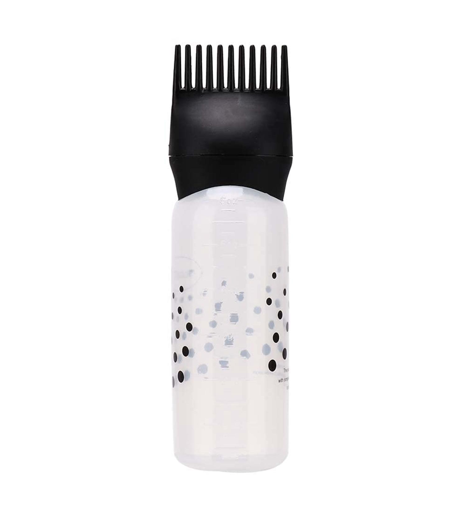 Hair Dyeing Bottle Shampoo Bottle Hair Coloring Bottle Dyestuff Applicator Convenient Eco Friendly Stable for Barber Shop Home DIY(Black) - Buy Online on GoSupps.com
