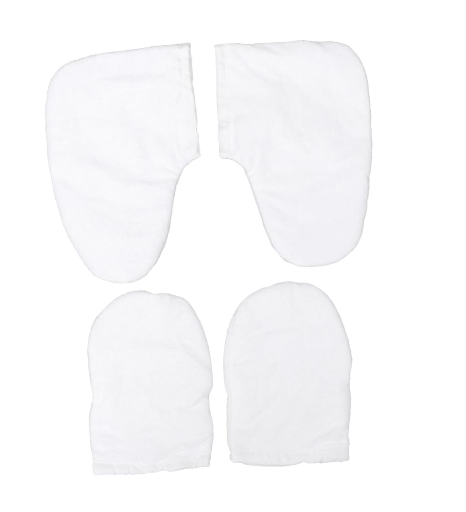Mipcase Et Chaussettes Cire De Paraffine Pour Soins Thermiques Ensemble Doux Coton Pour Spa Domicile Salon - Buy Online on GoSupps.com