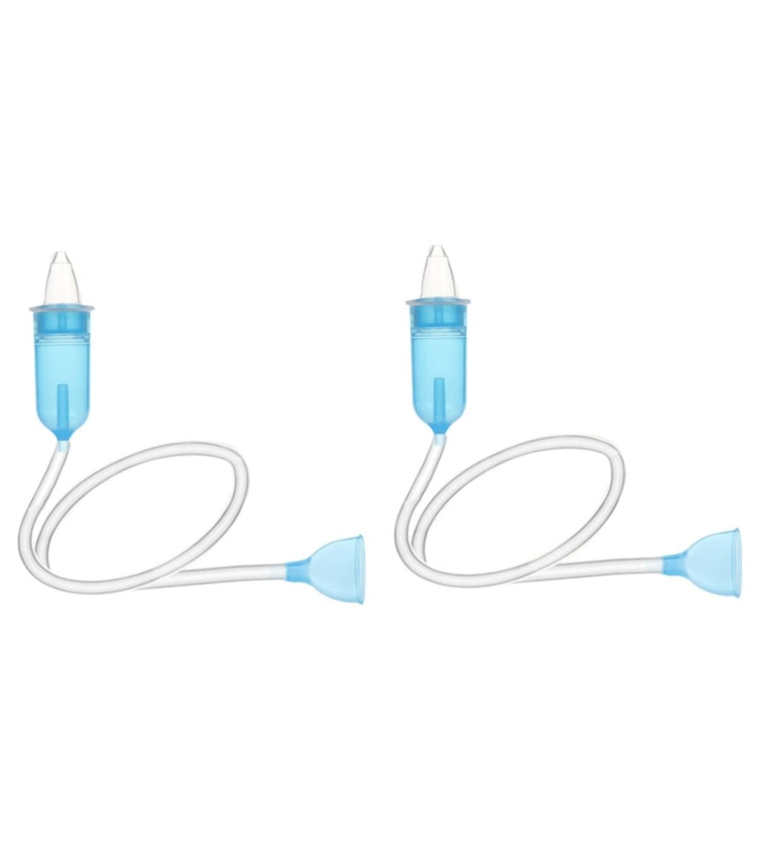 DOITOOL 2pcs Silicone Nasal Aspirator Cleaner Set for Babies - Comfy Sucker Suction Toddler Nose Snot Remover - Buy Online on GoSupps.com