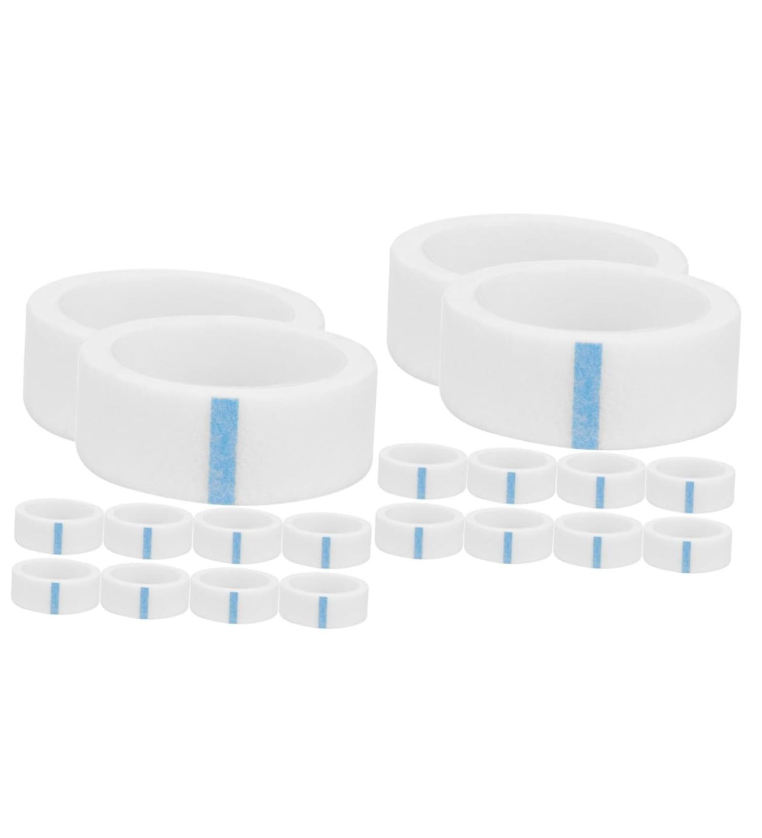 POPETPOP 20 Rolls Non-woven Fabric Bottom Lashes Lower Lashes Non-woven Fabric Tape Gentle Fabric Tape Duct Tape White Out Tape Eyelash Tape for Lash Extensions Makeup Tape Grid - Buy Online on GoSupps.com