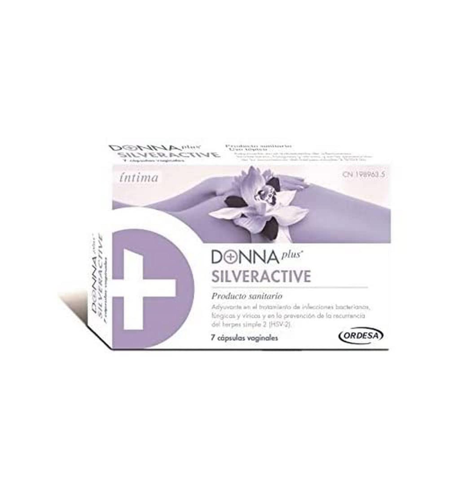 DONNAPLUS DONNAPLUS SILVERACTIVE 12 capsules vaginales