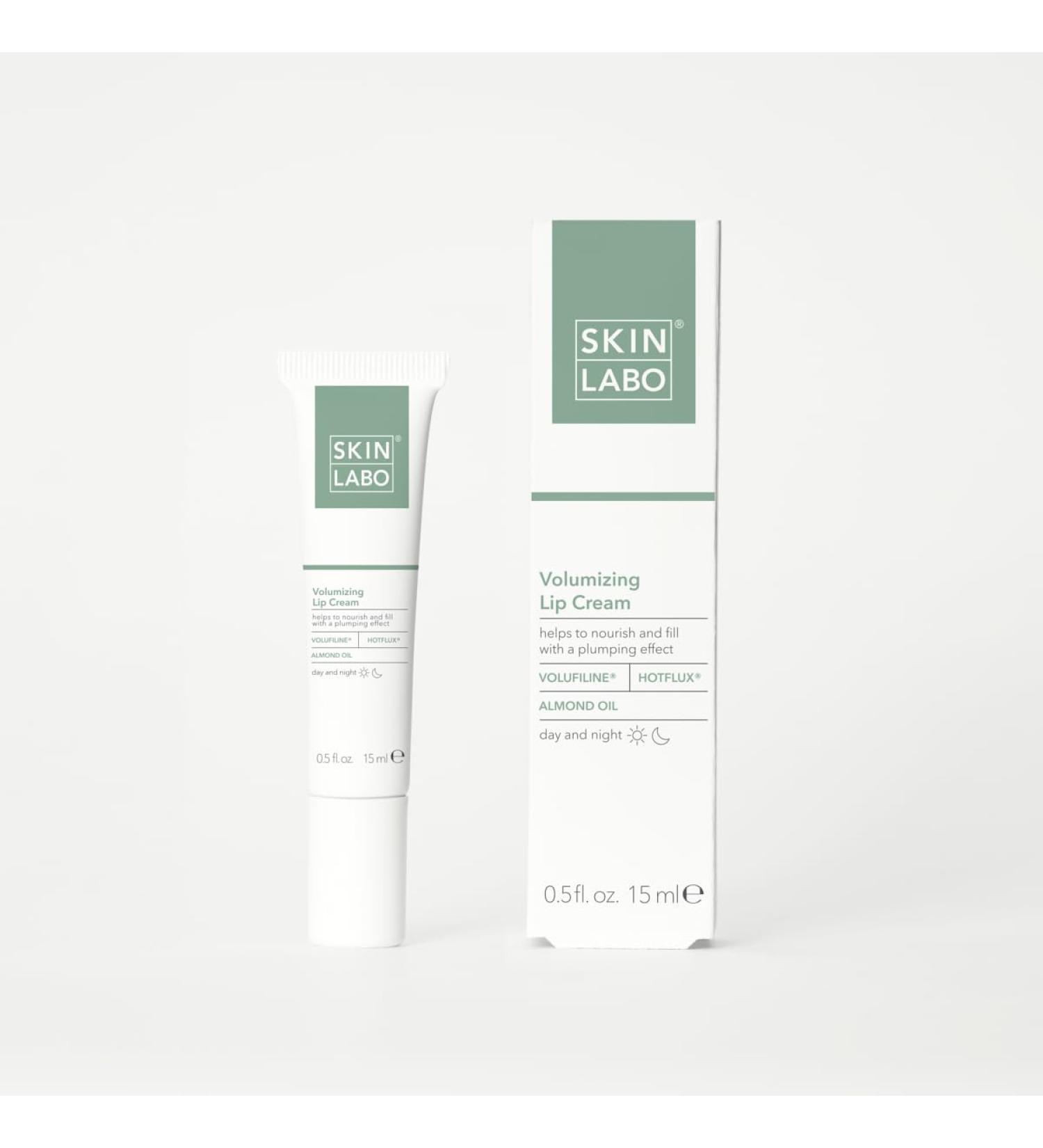 Skinlabo Lip Volume Cream - Moisturizing & Nourishing Lip Treatment with Almond Oil - 15ml - Buy Online on GoSupps.com