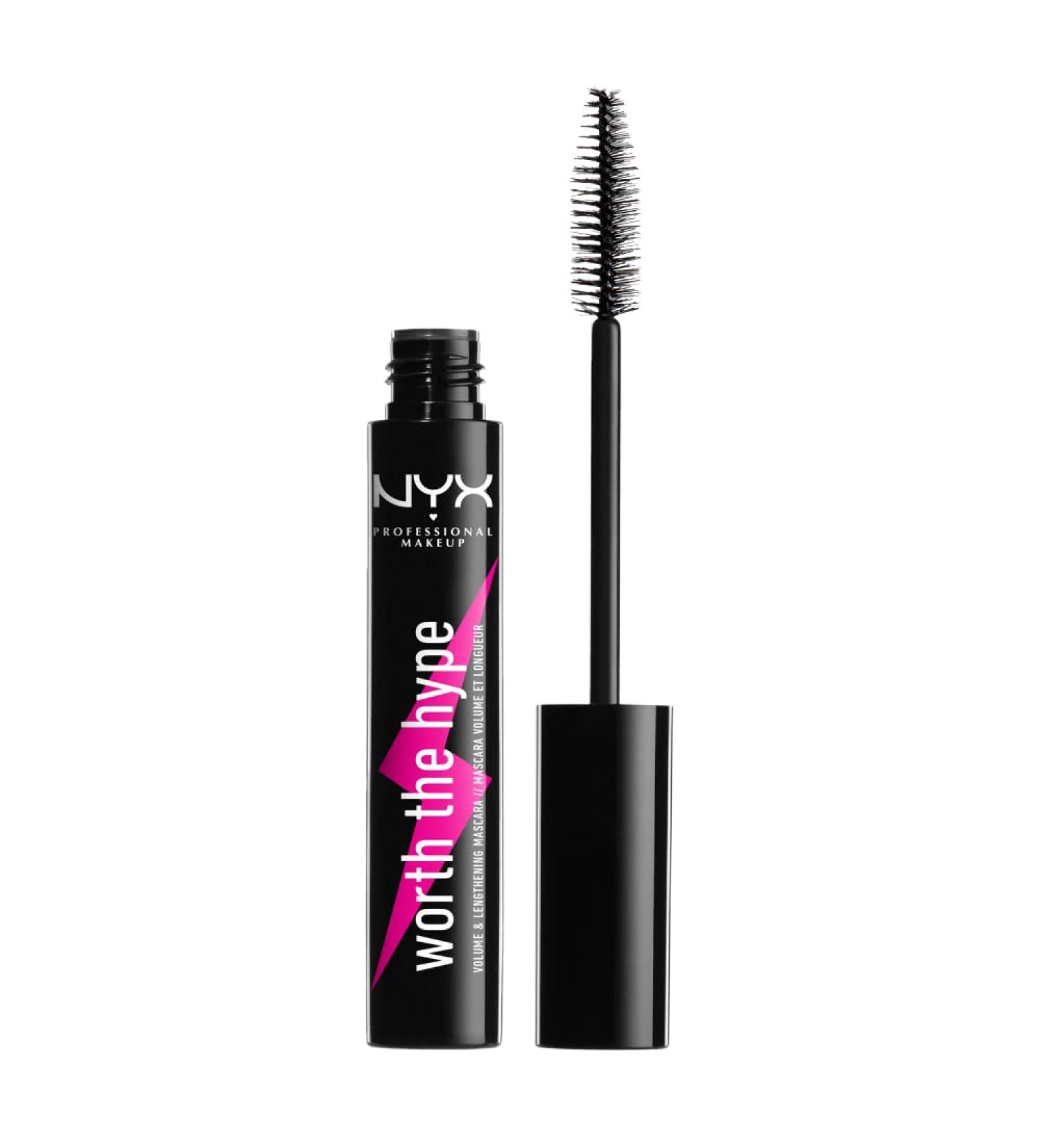 NYX Professional Makeup Worth The Hype Mascara - Volumizing & Lengthening in Black - Buy Online on GoSupps.com