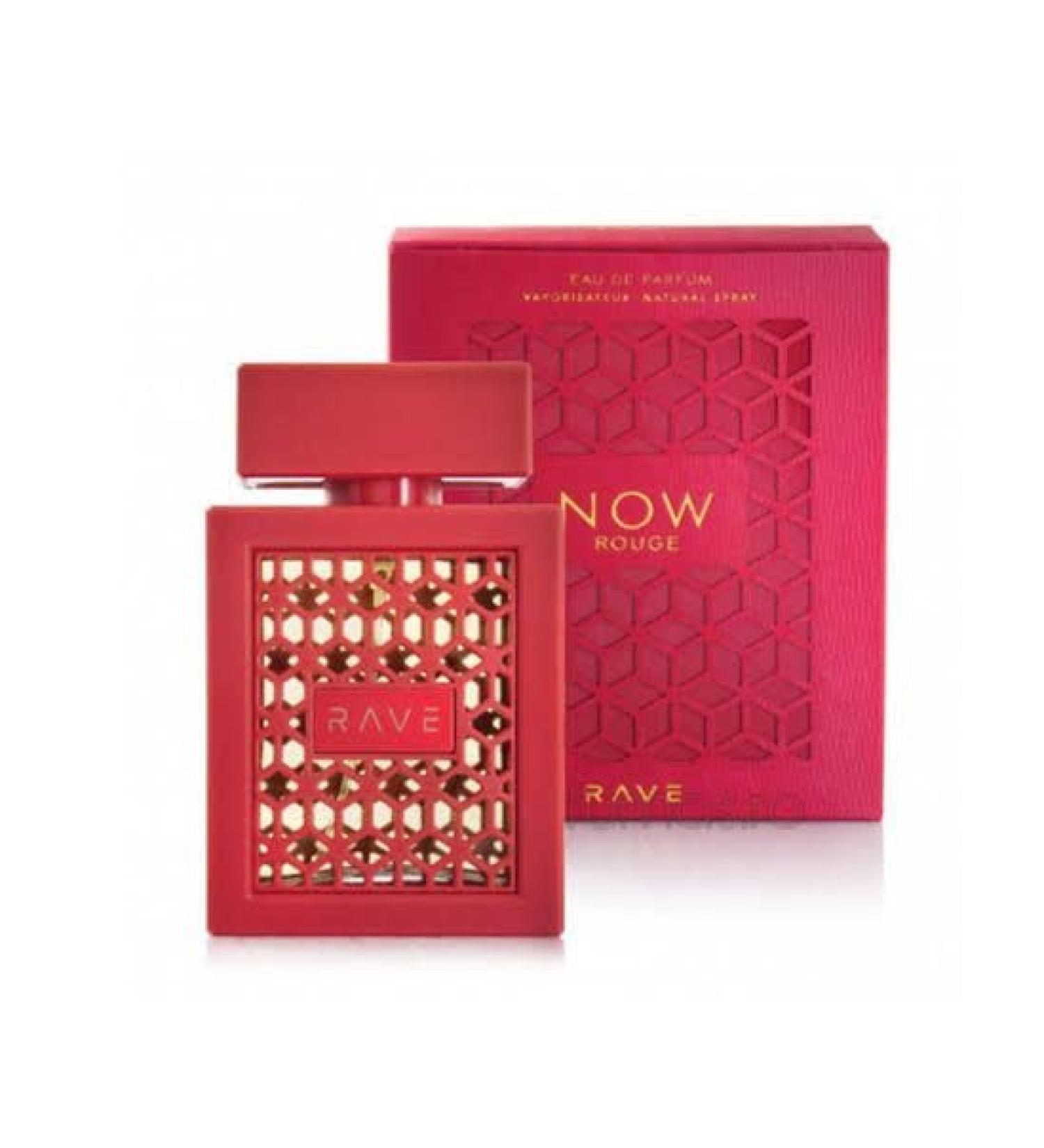 Now Rouge Long Lasting Eau De Parfum For Men and Women Unisex 100 ML (3.4 floz) - Buy Online on GoSupps.com