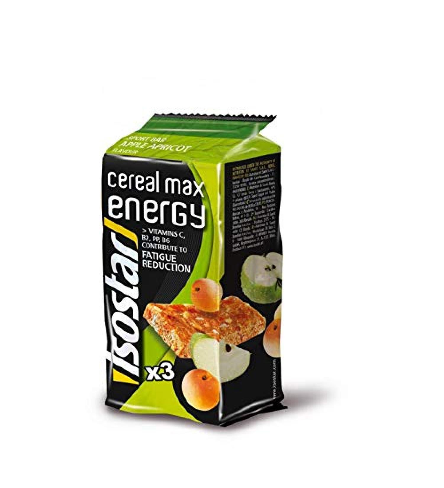 Isostar - C r al Max Pomme Abricot 165G - Lot De 4 - Vendu Par Lot - Livraison Gratuite En France