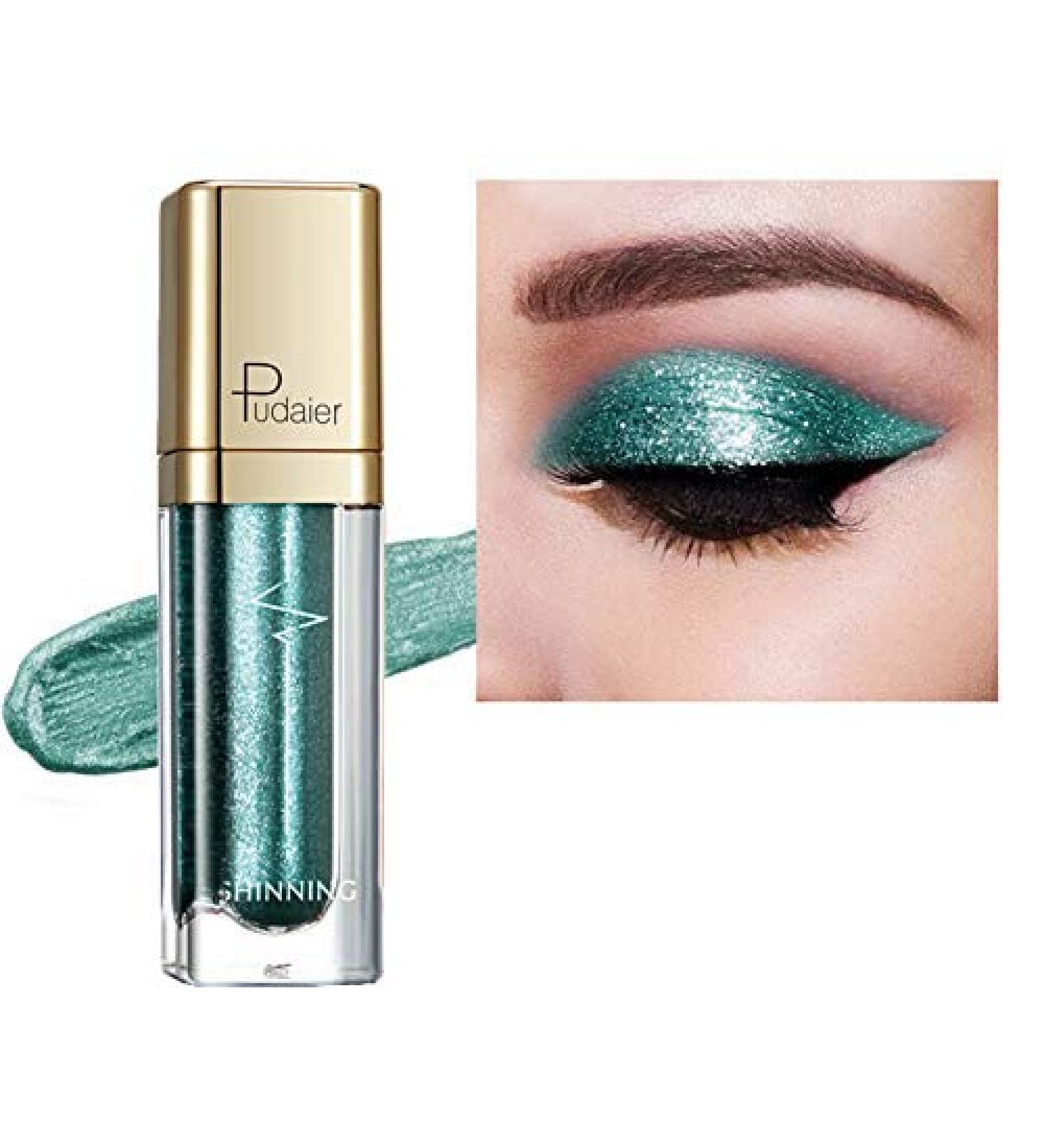 Allbestaye Diamond Shiny Glitter Liquid Eyeshadow Pen - Long Lasting Waterproof Metallic Makeup - 18# - Buy Online on GoSupps.com