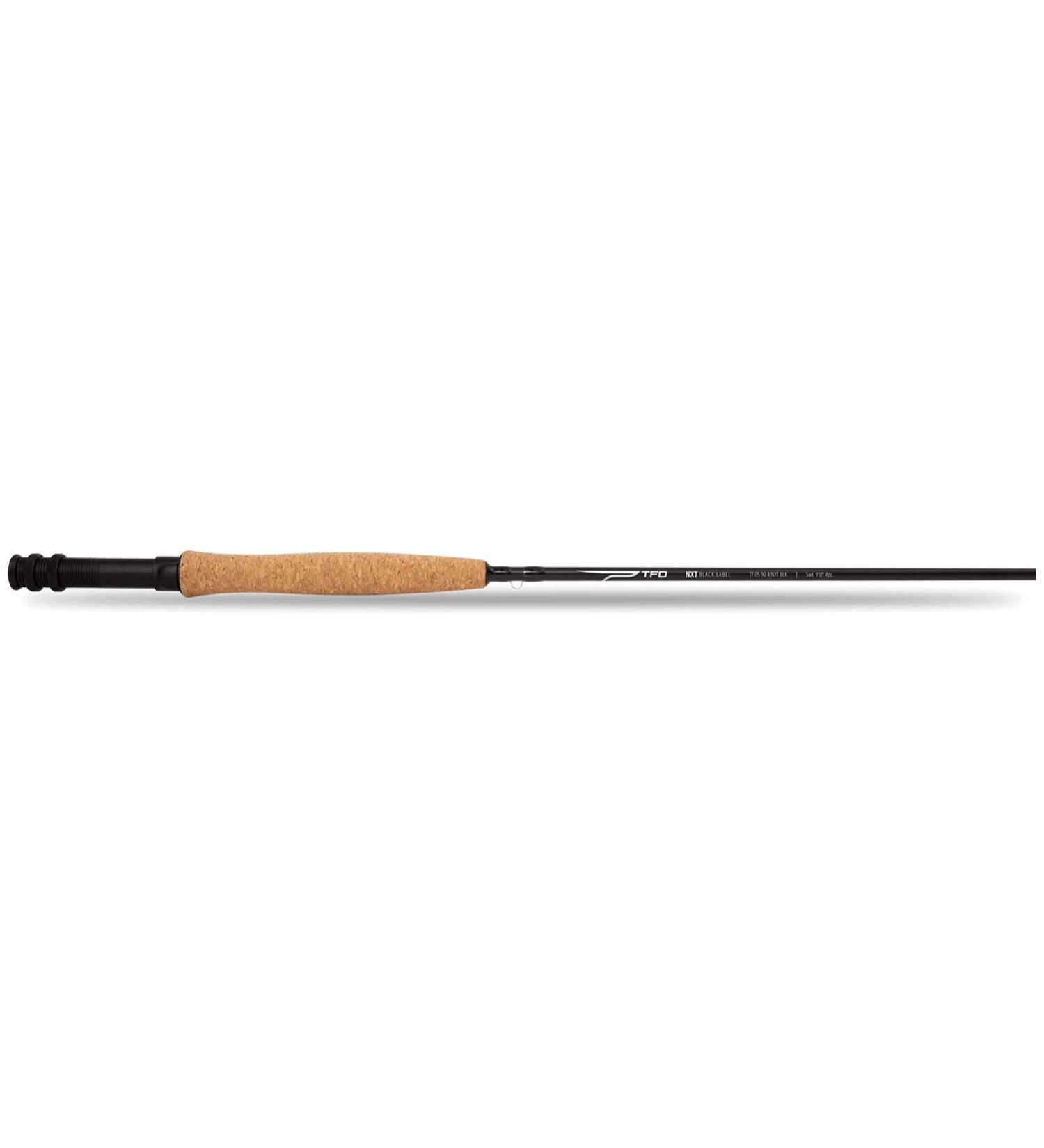 TFO NXT Black Label 5WT 9'0'' 4pc Fly Fishing Rod - Moderate Action, Saltwater & Freshwater Compatible - Buy Online on GoSupps.com