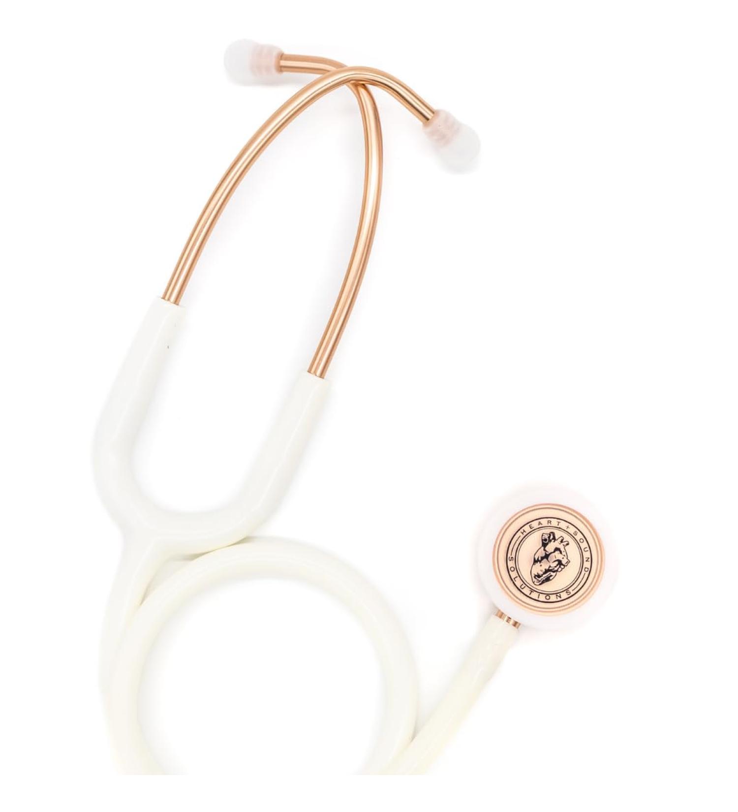 Premium Dual-Head Stethoscope for Nurses & Doctors | Gold Rose Gold Adult-Pediatric | Essential Nurse Accessories | Latex-Free Tubing - Buy Online on GoSupps.com