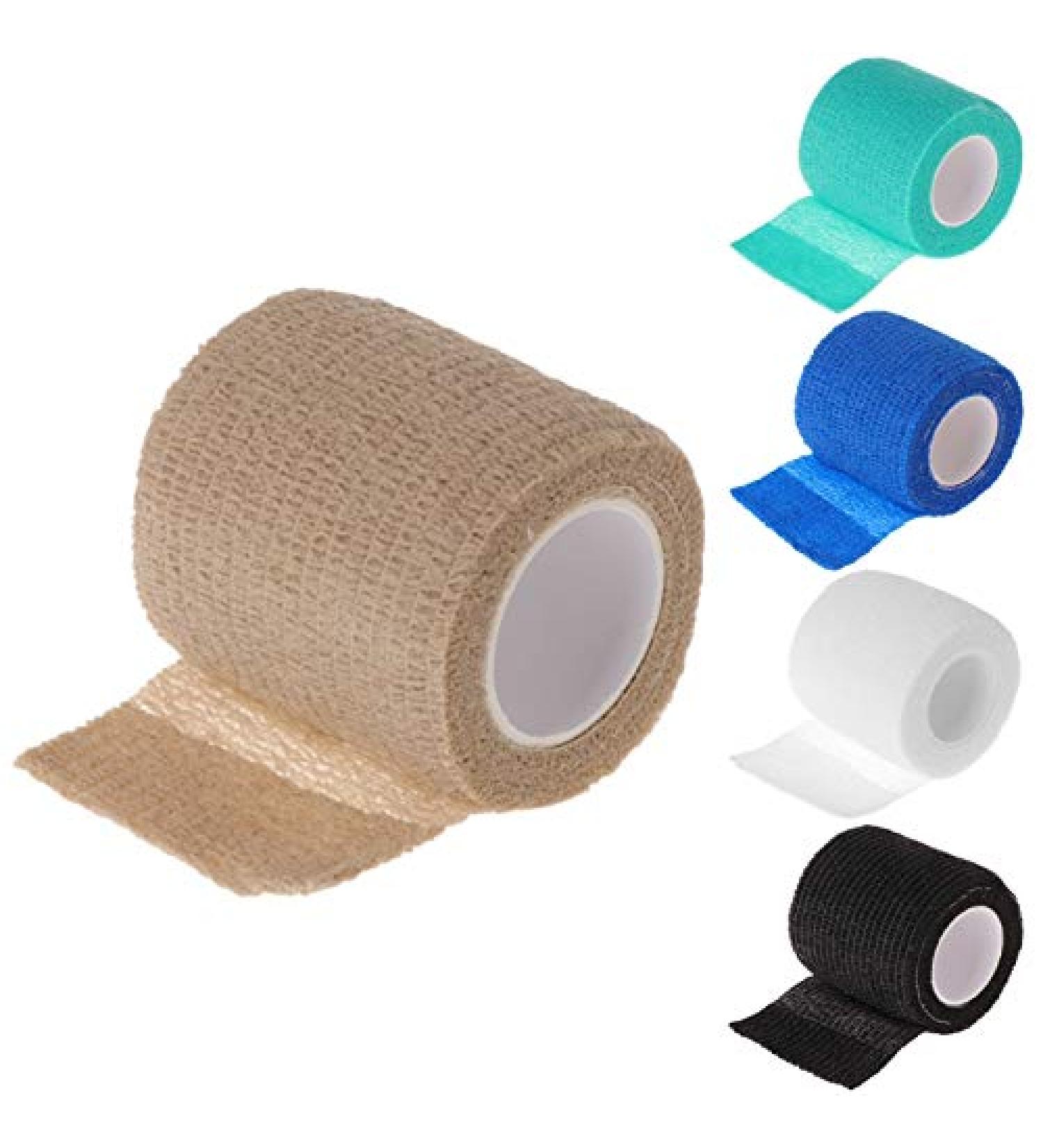 SPORTSTAPEHERO 1X Disposable Self-Adhesive Elastic Bandage Grip Cover Wrap Sport Tape White - Buy Online on GoSupps.com