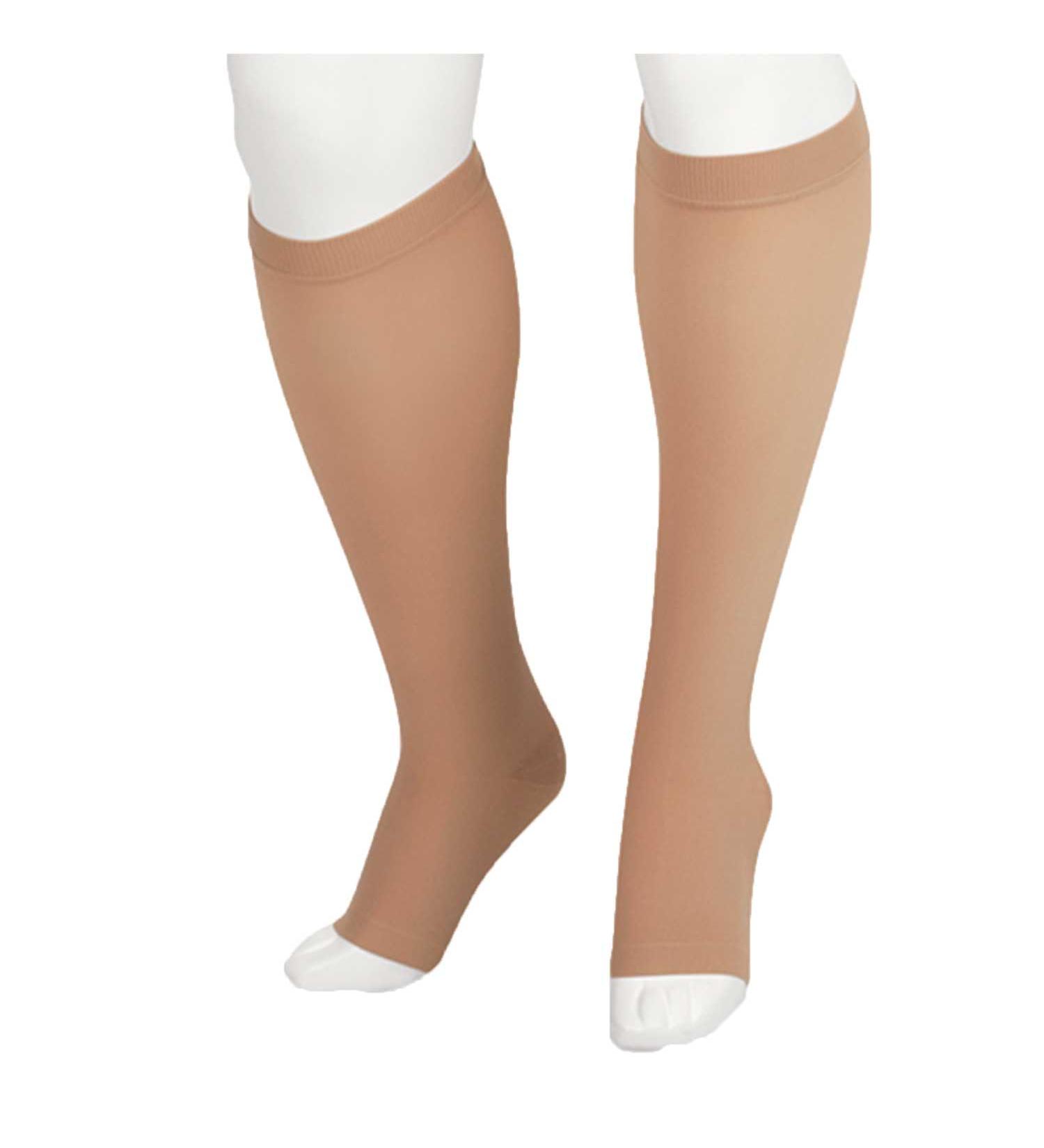 Juzo Soft 2001 Knee-High Open Toe Compression Sock 20-30mmHg - Beige Size 3 (III) | International Shipping Available - Buy Online on GoSupps.com