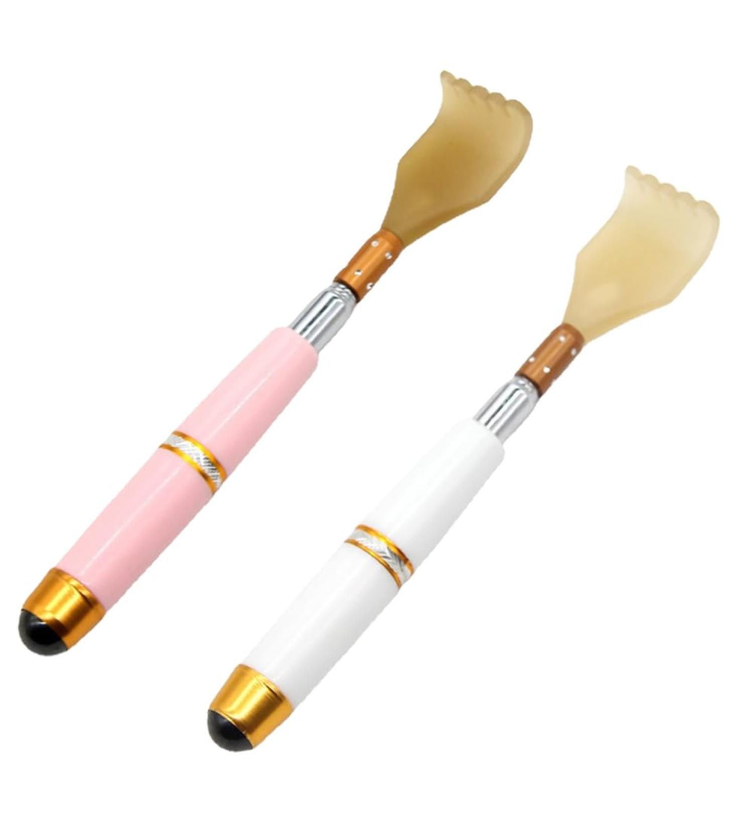DCNIYT Extendable Stainless Steel Back Scratcher - 2 Pack Telescopic Itching Relief Massager - Buy Online on GoSupps.com